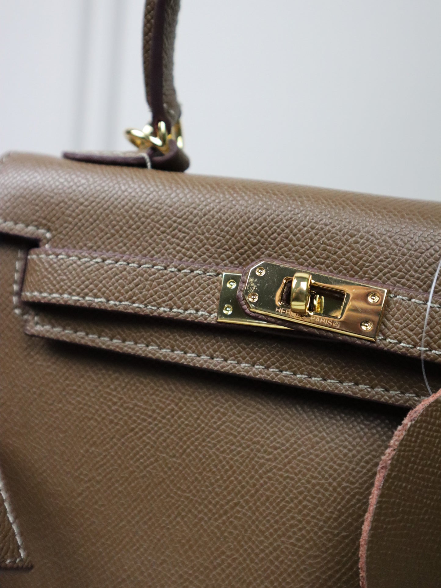 HERMES Borsa Kelly marrone