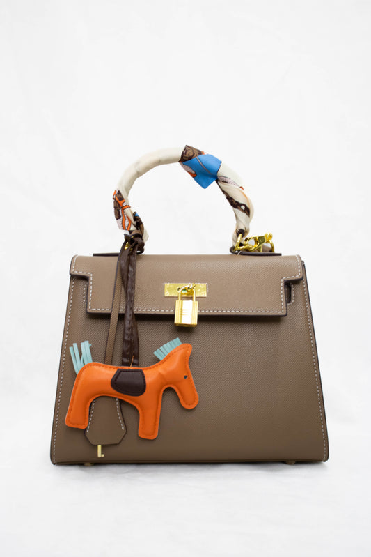 HERMES Borsa Kelly marrone scuro