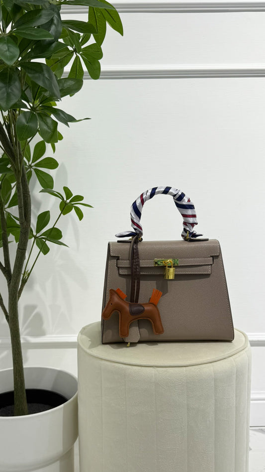 HERMES Borsa Kelly marrone