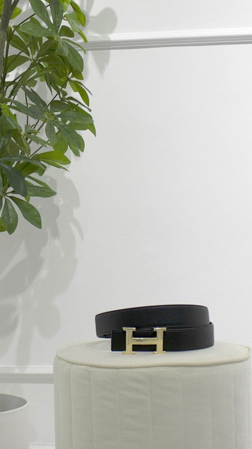 HERMES Cintura fibbia oro