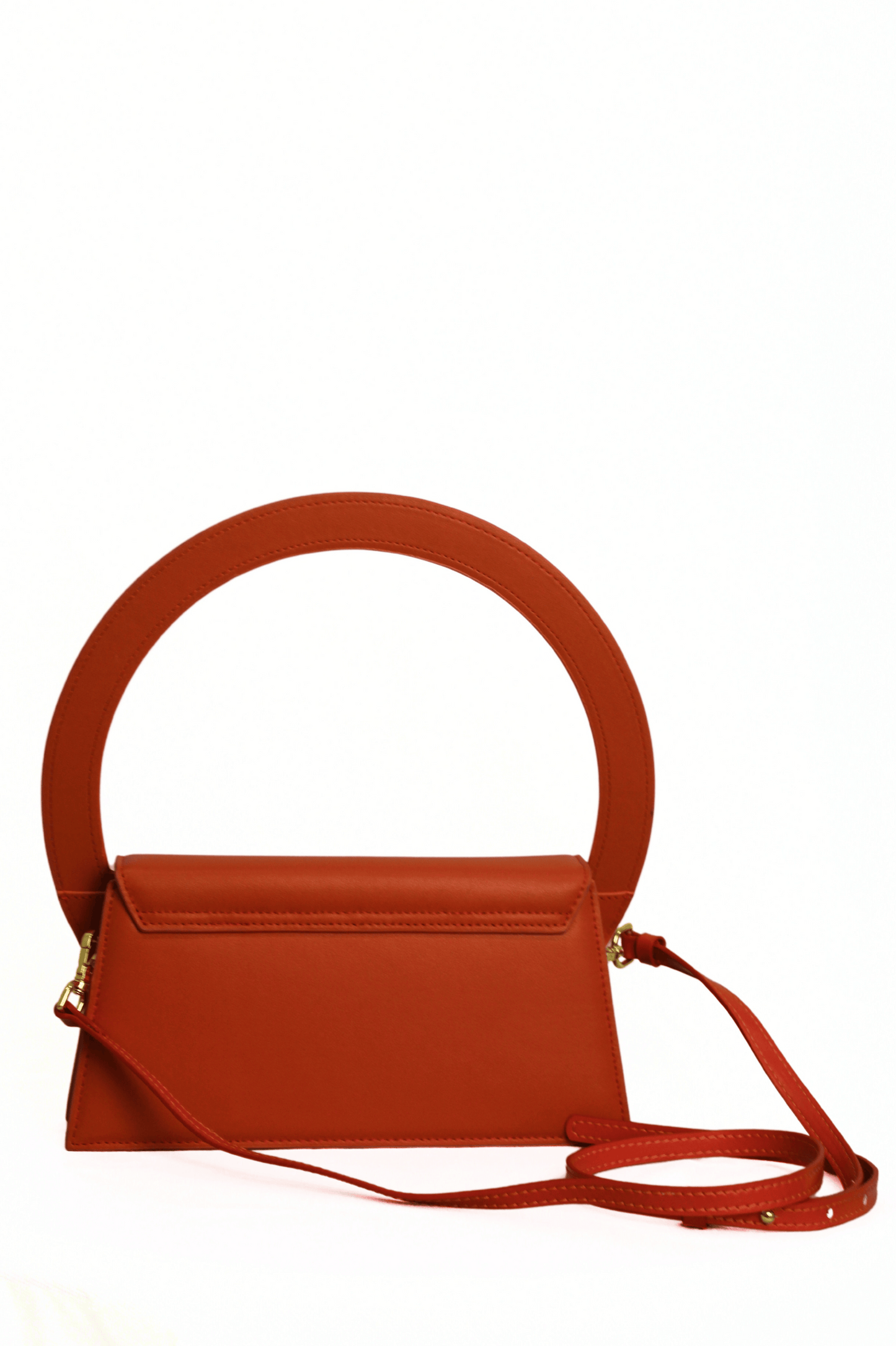 JACQUEMUS Borsa Le Sac Rond arancio
