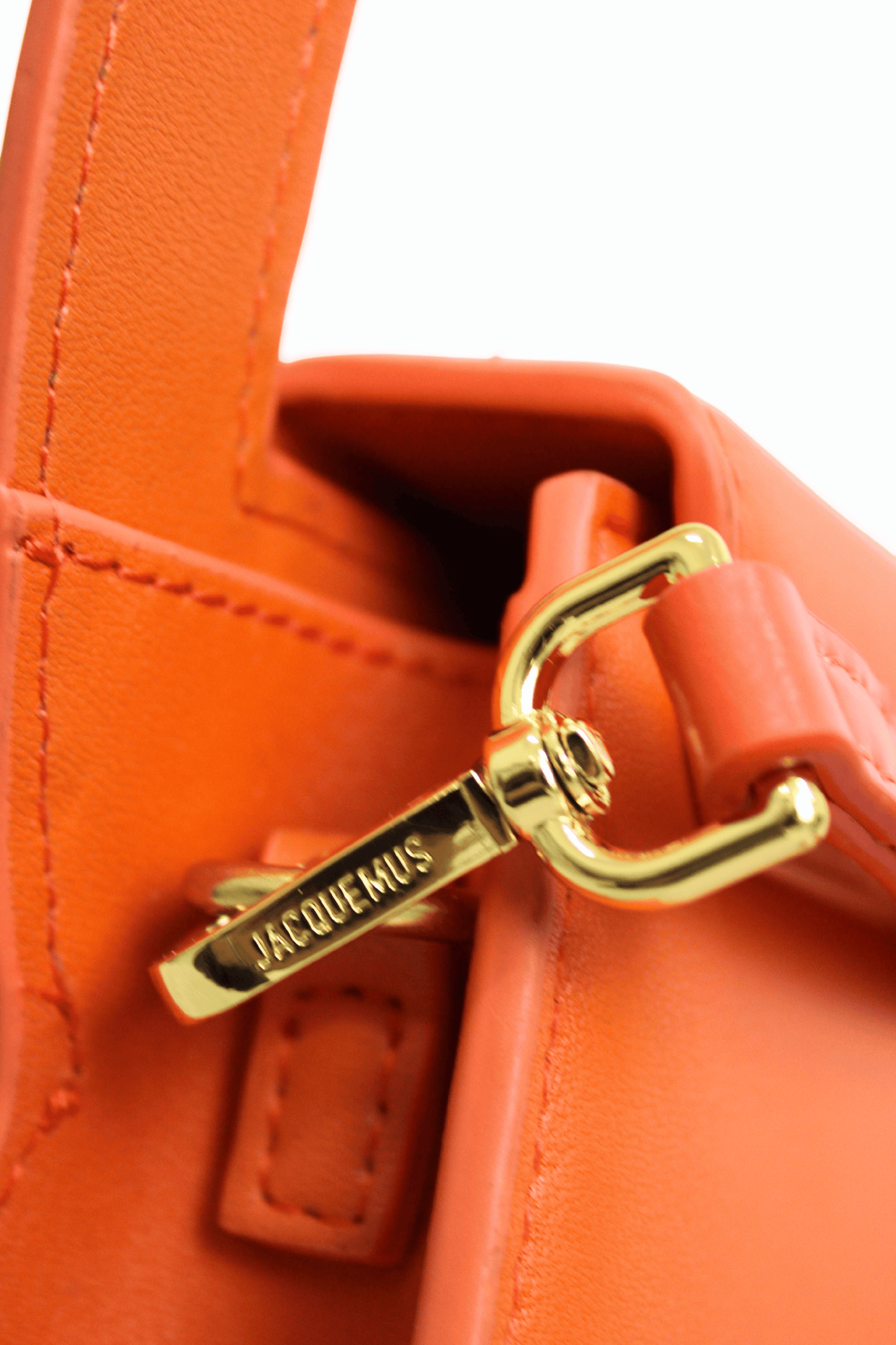 JACQUEMUS Borsa Le Sac Rond arancio