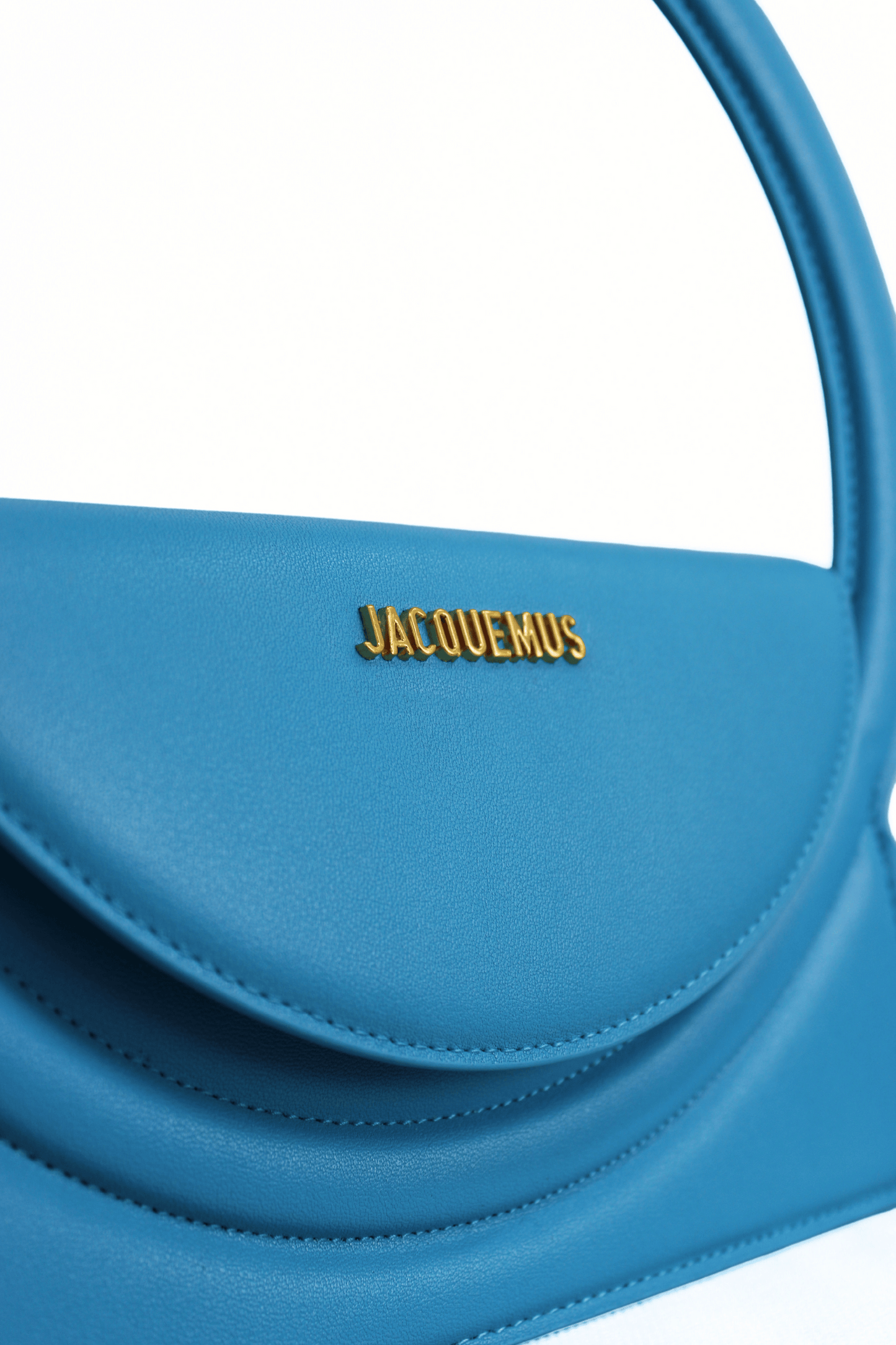 JACQUEMUS Borsa Le Sac Rond azzurra