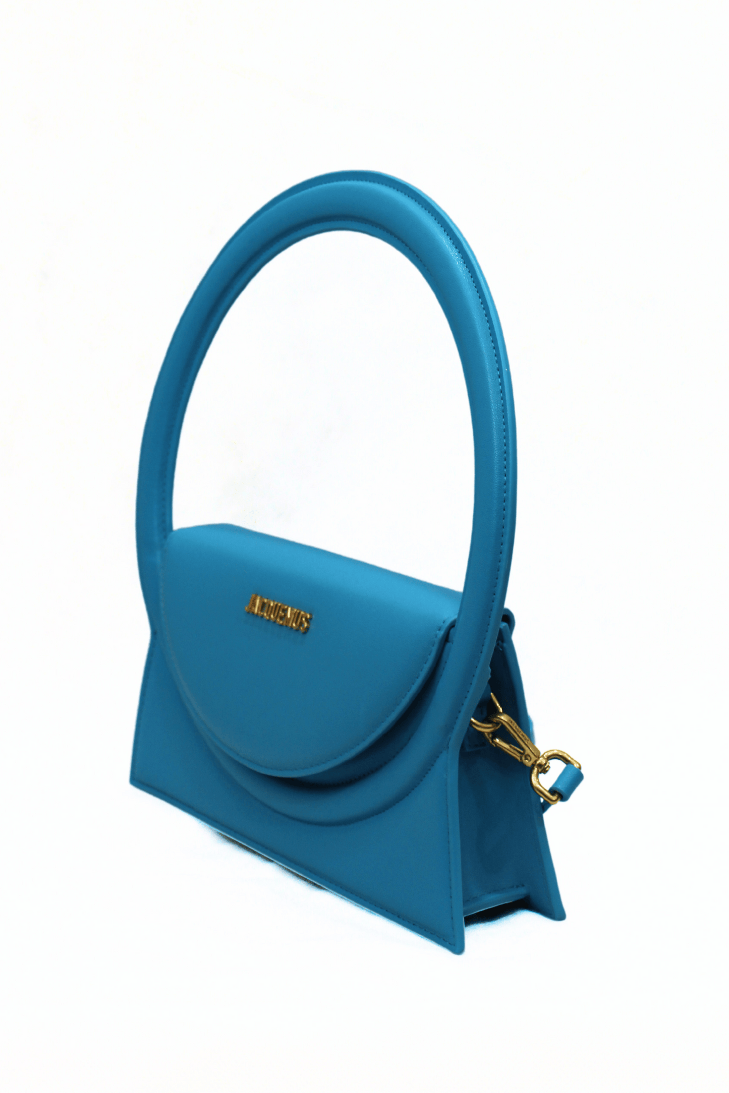 JACQUEMUS Borsa Le Sac Rond azzurra