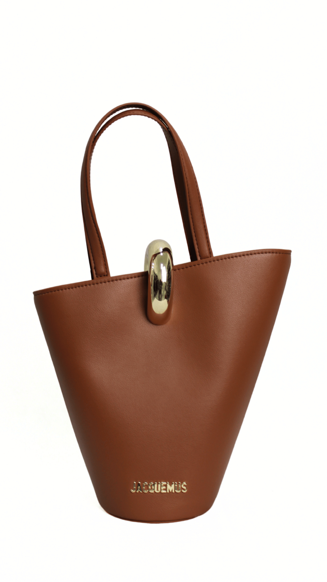 JACQUEMUS Borsa a Secchiello Le Petit Bambola marrone