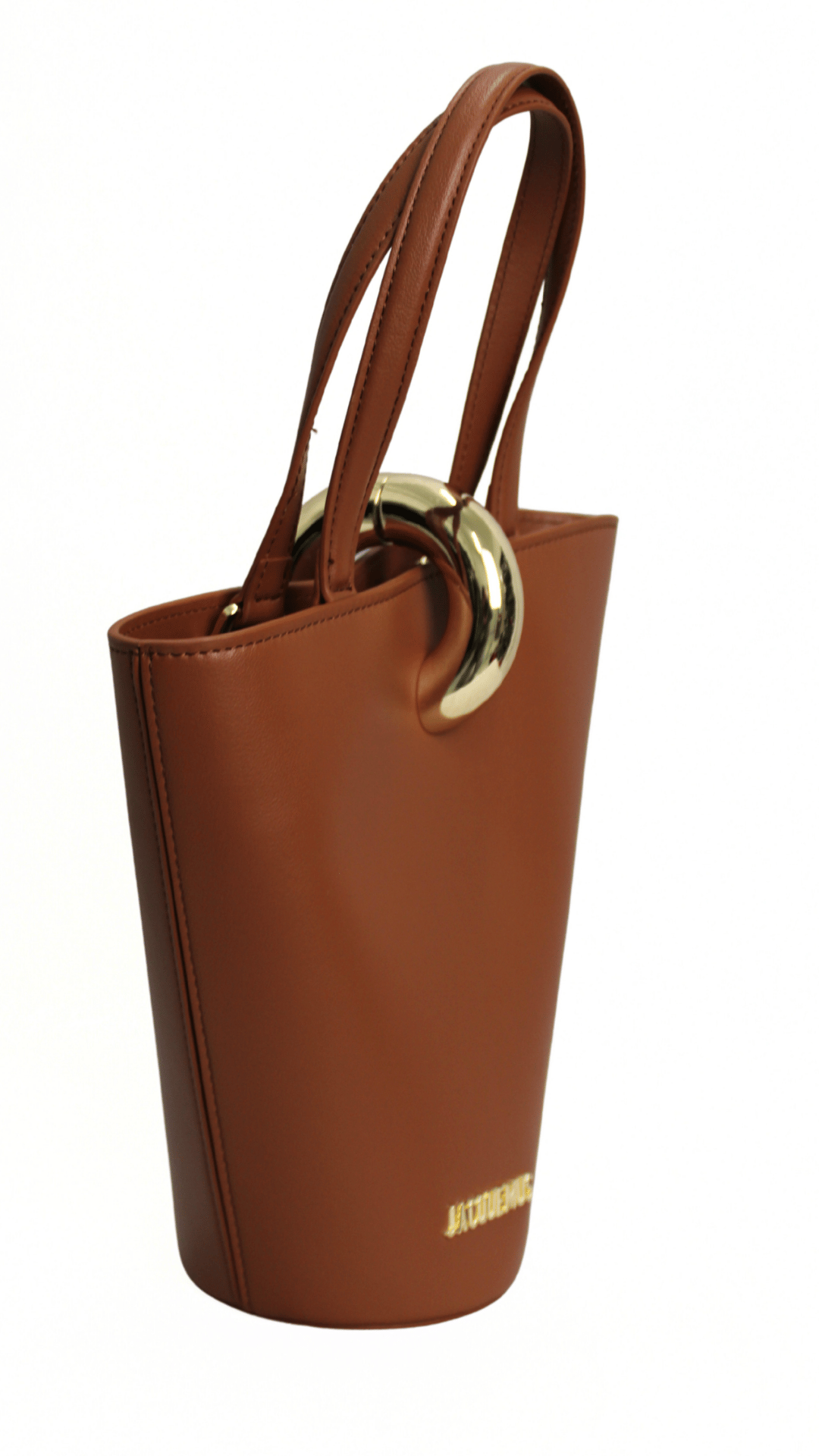 JACQUEMUS Borsa a Secchiello Le Petit Bambola marrone