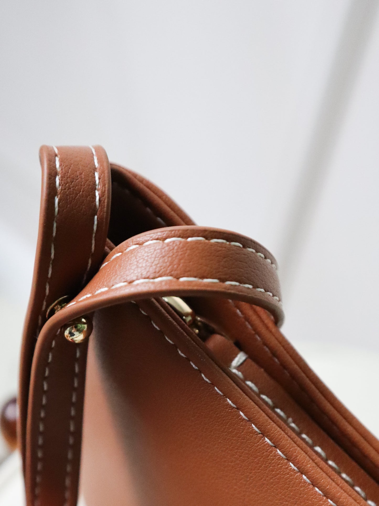 JACQUEMUS Borsa a Spalla Le Bisou Perle marrone