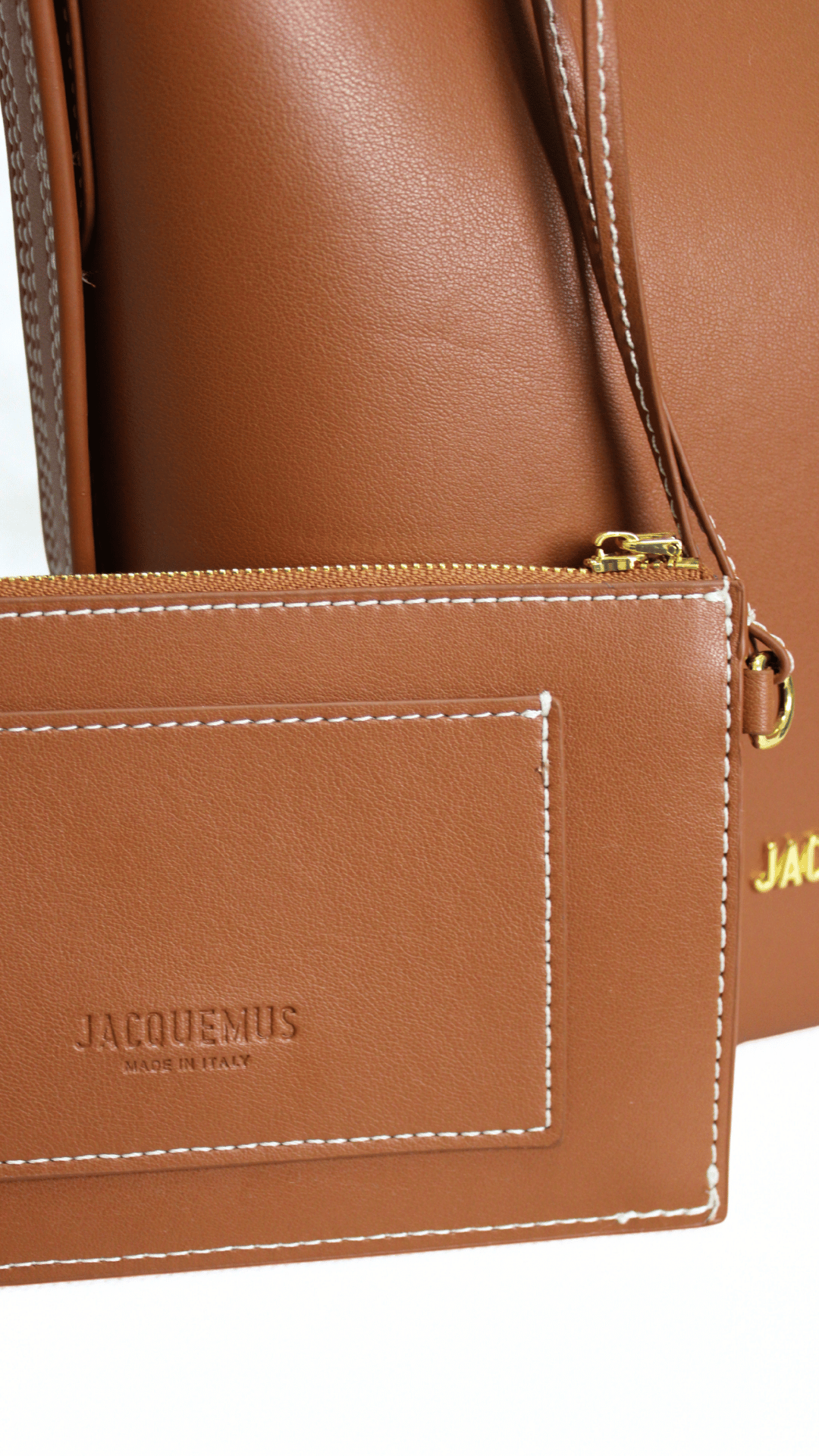 JACQUEMUS Borsa le petit marrone