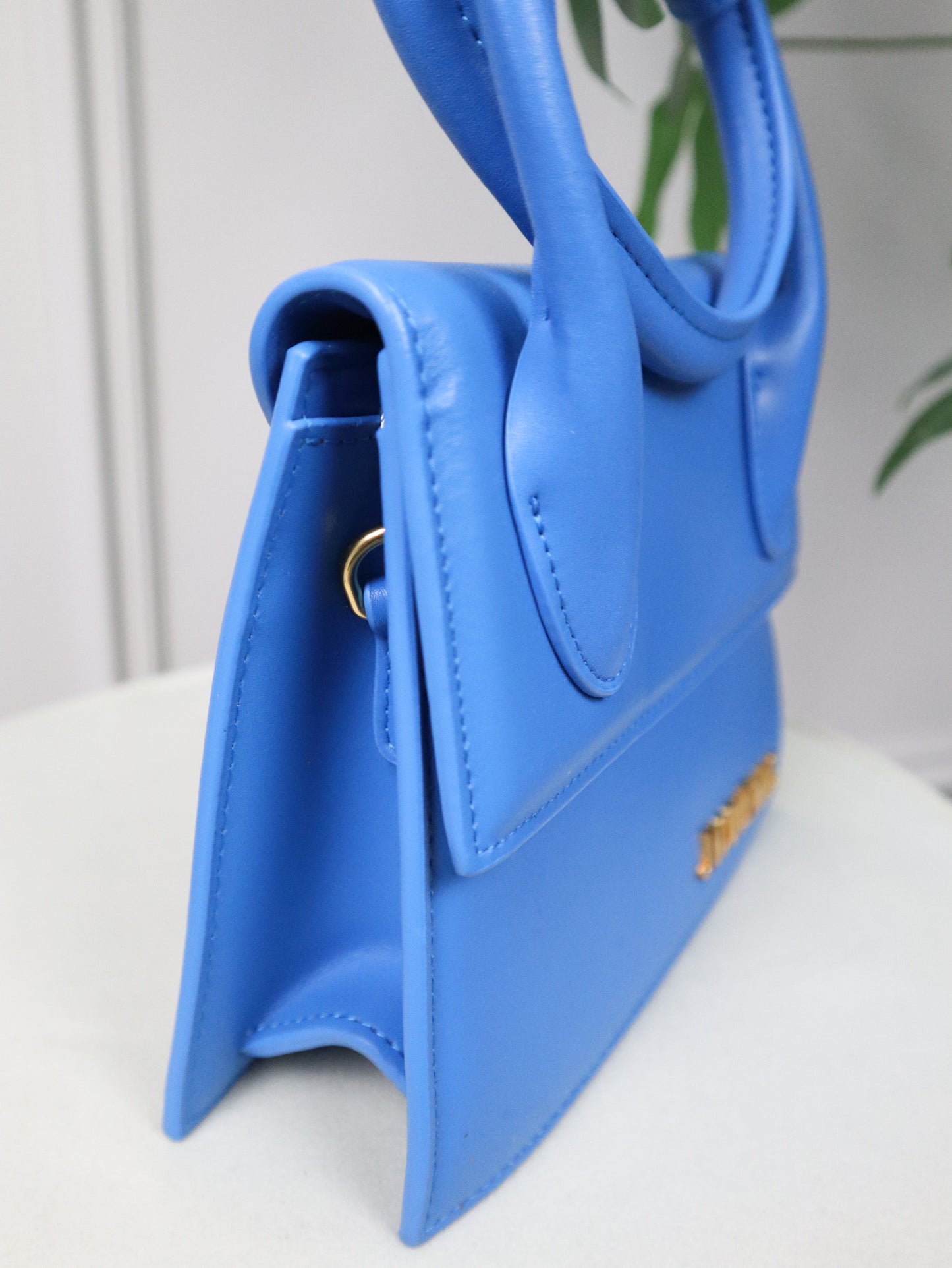 JACQUEMUS La Chiquito azzurra con nodo