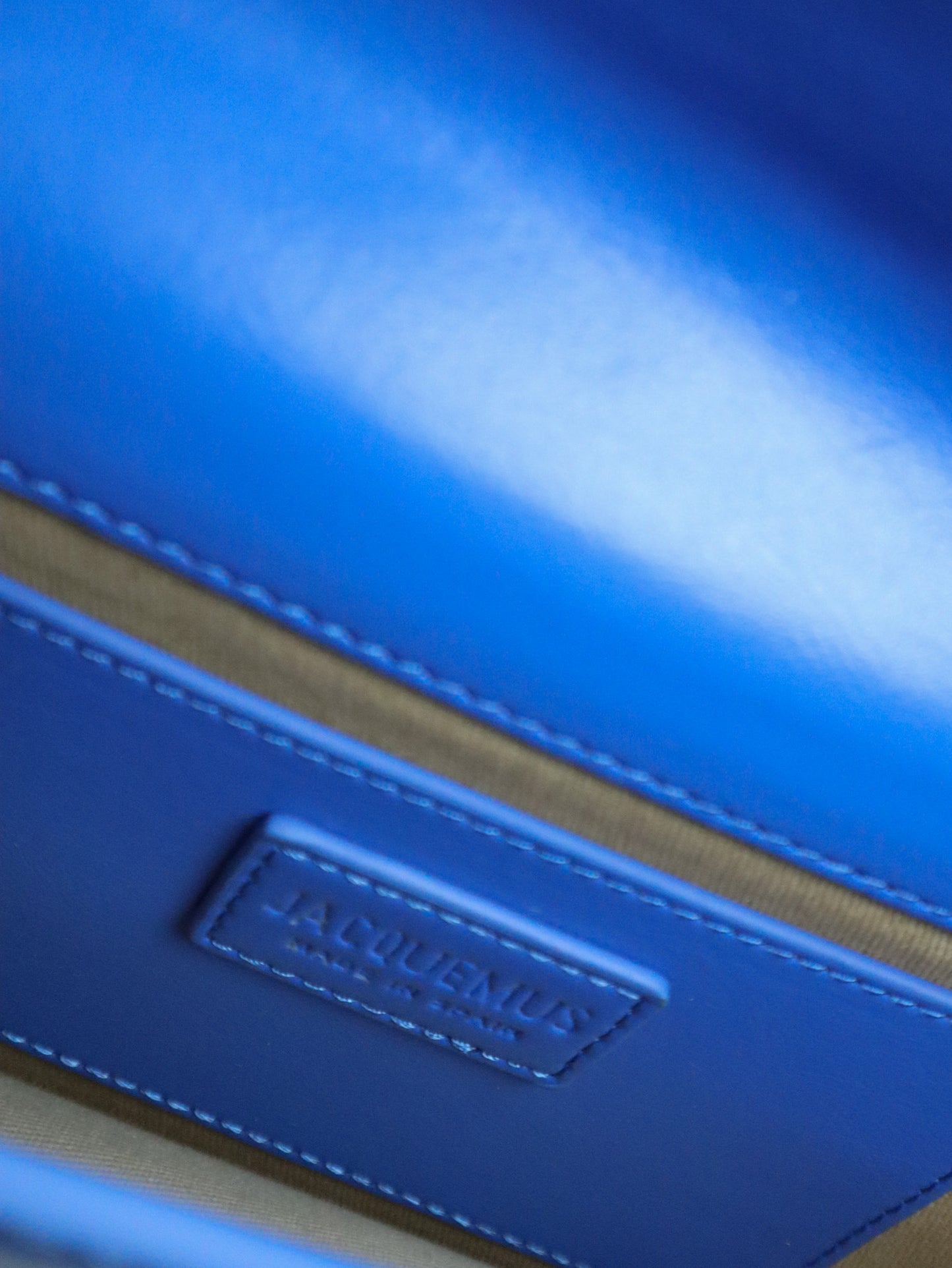 JACQUEMUS Tracolla Le Grand Bambino blu