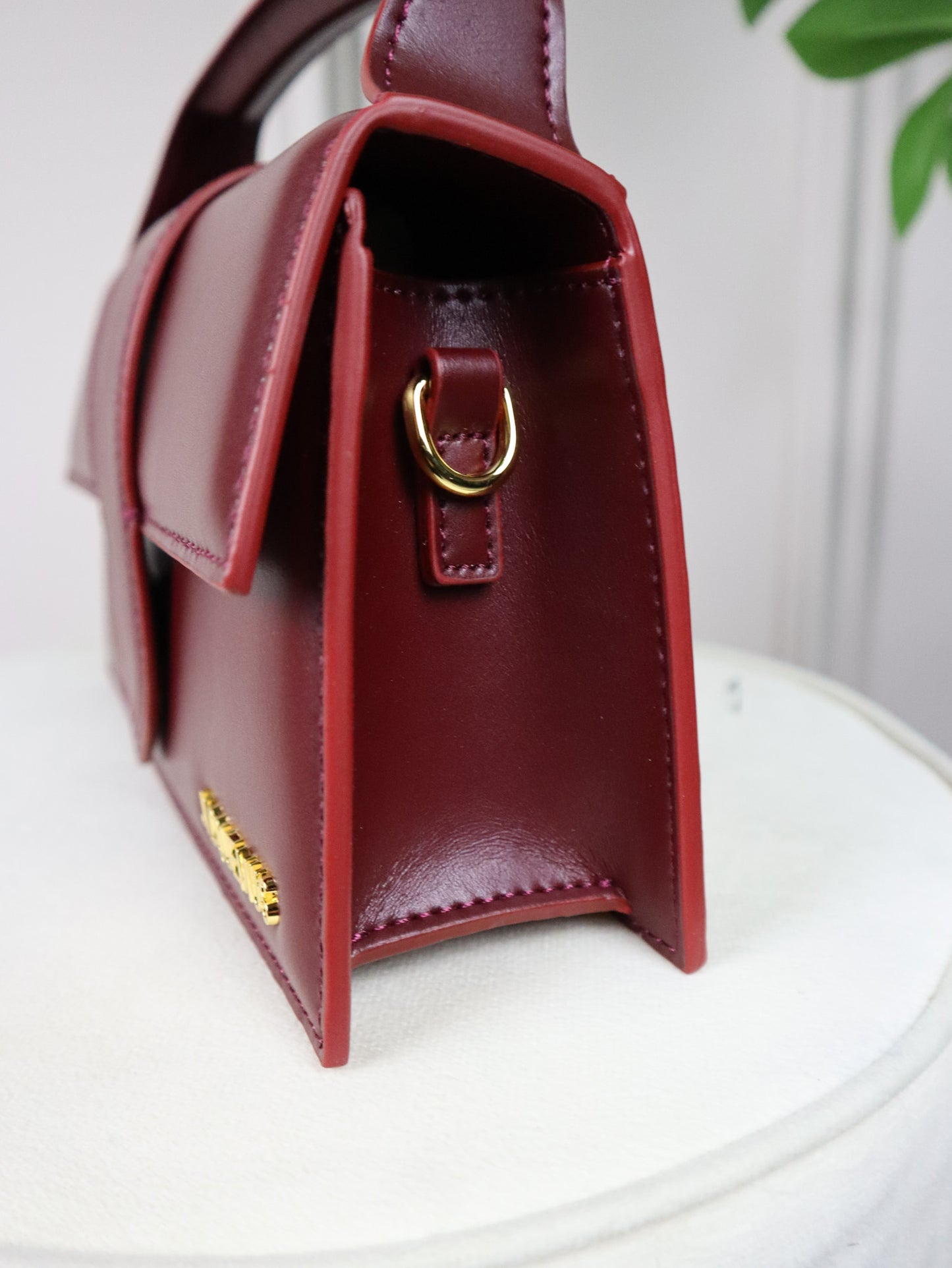 JACQUEMUS Tracolla Le Grand Bambino bordeaux