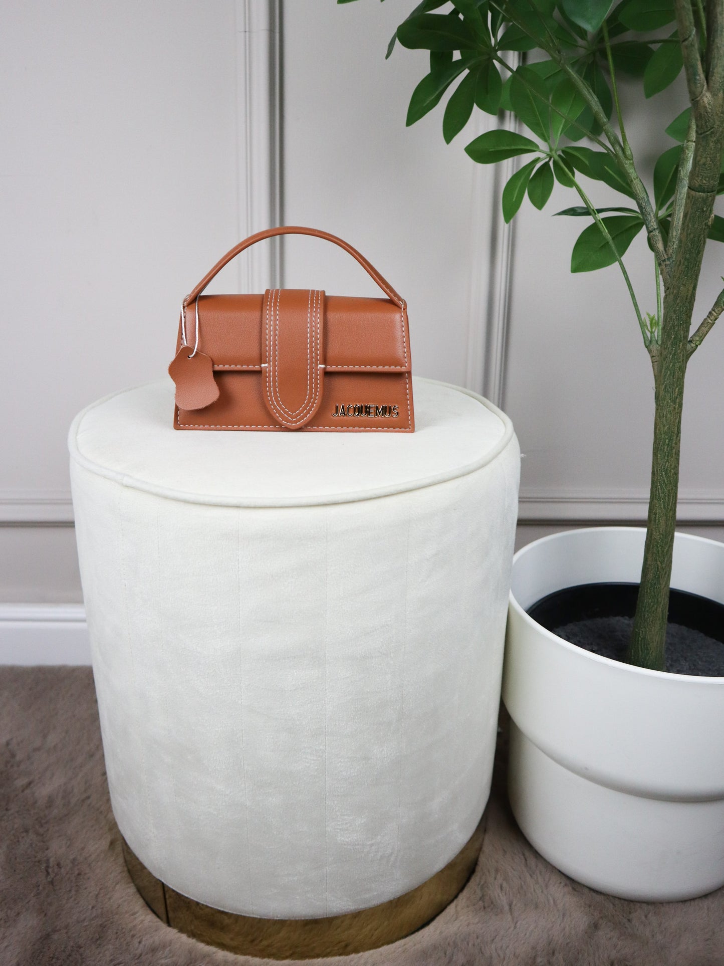 JACQUEMUS Tracolla Le Grand Bambino marrone