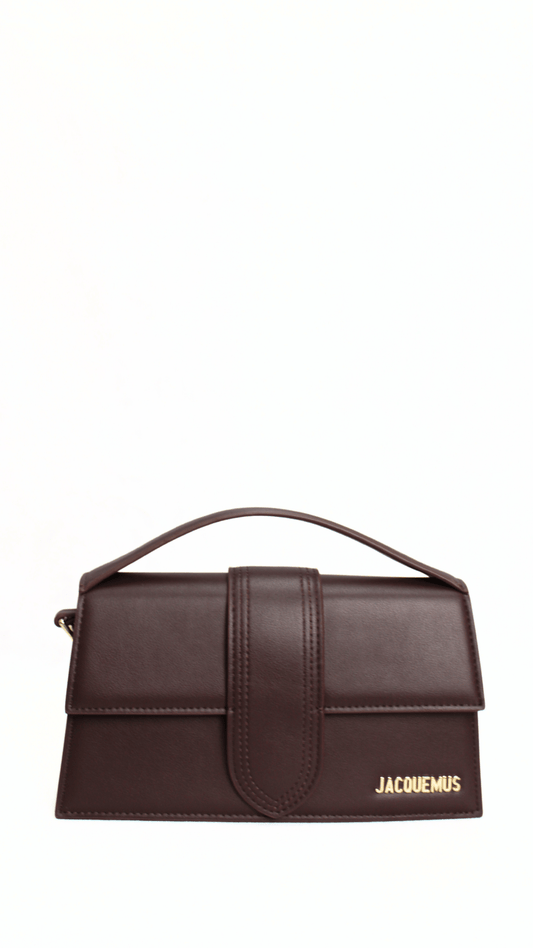 JACQUEMUS Tracolla Le Grand Bambino marrone scuro
