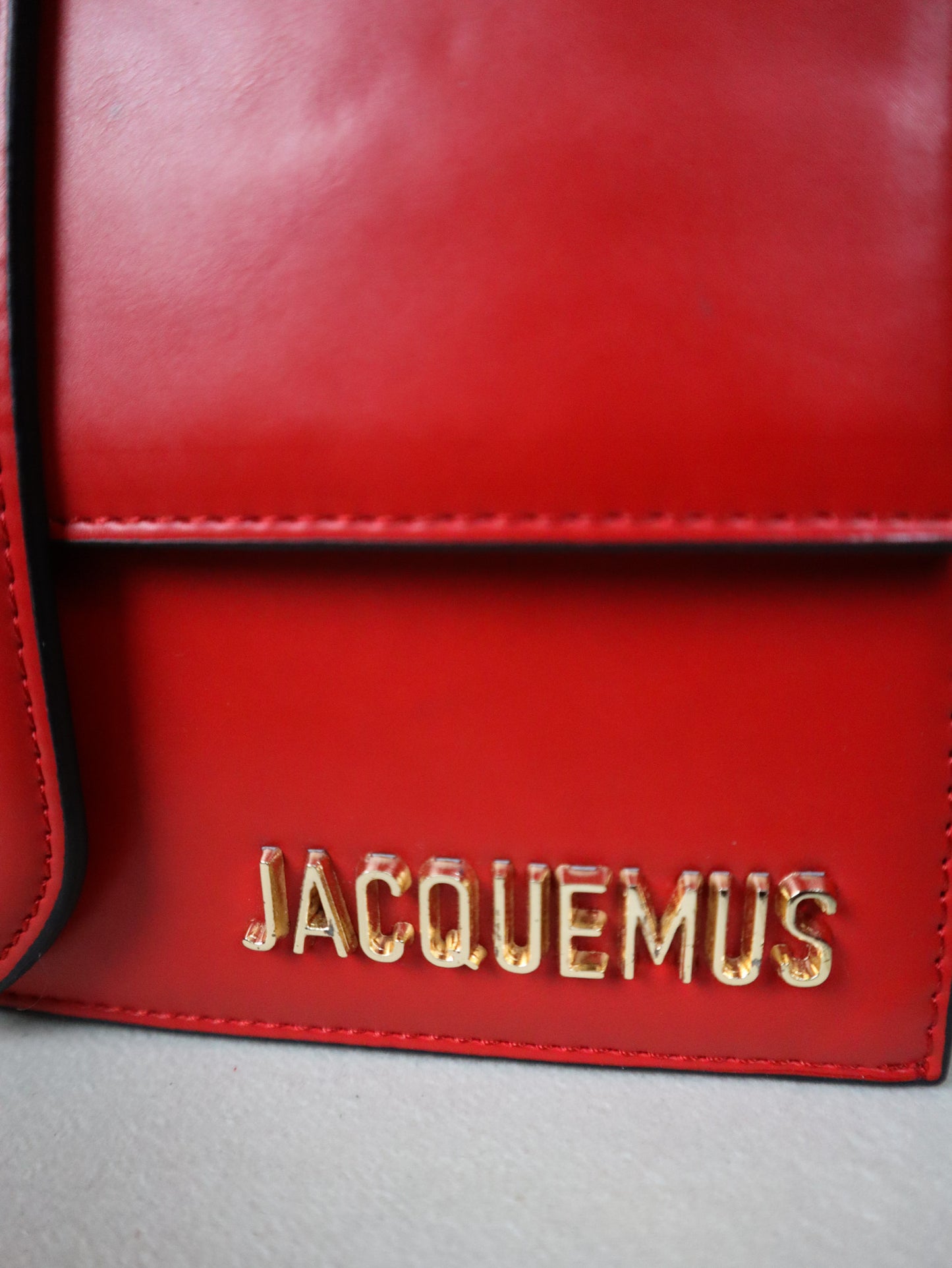 JACQUEMUS Tracolla Le Grand Bambino rossa