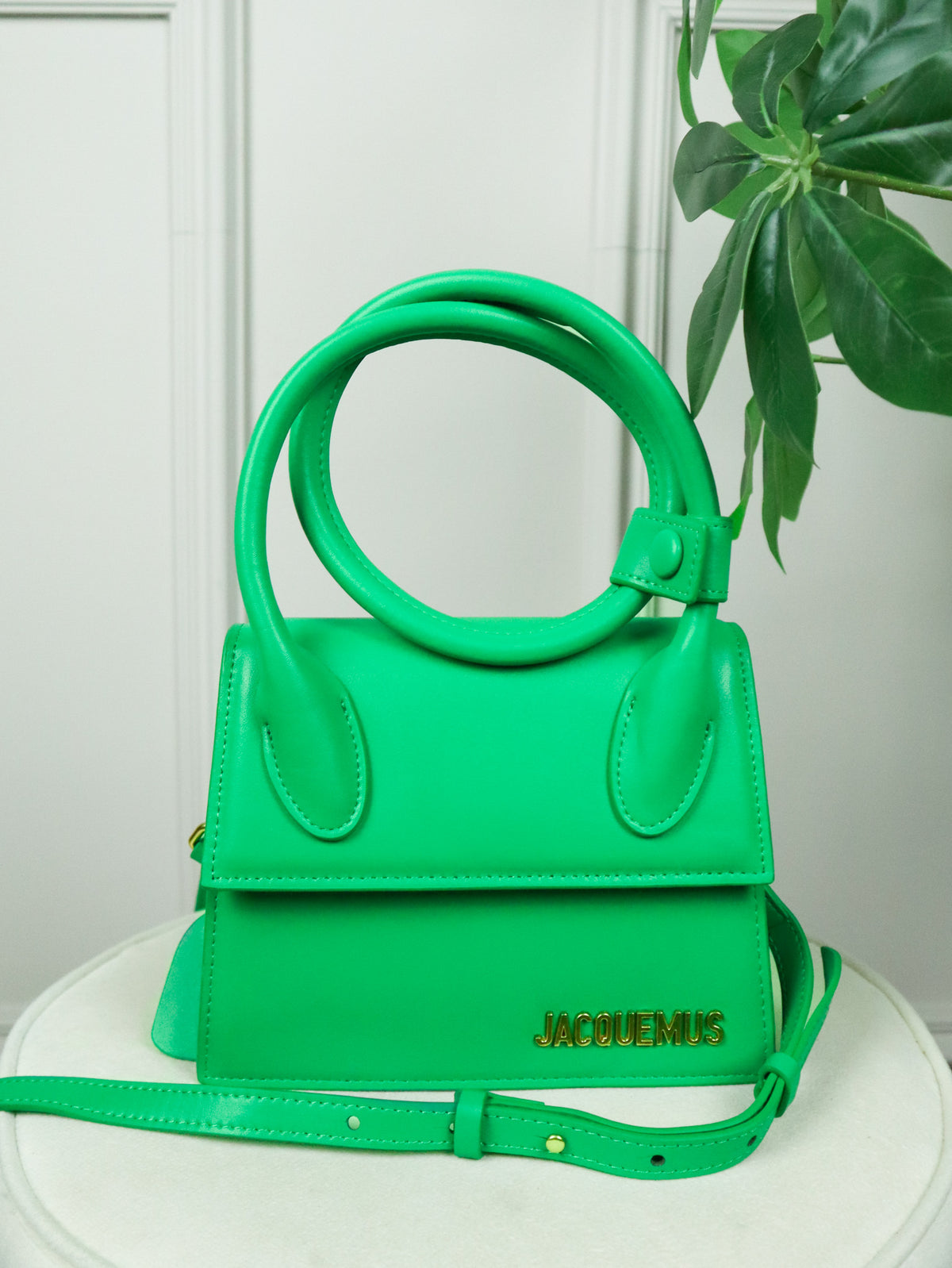 JACQUEMUS Tracolla Le Grand Bambino verde