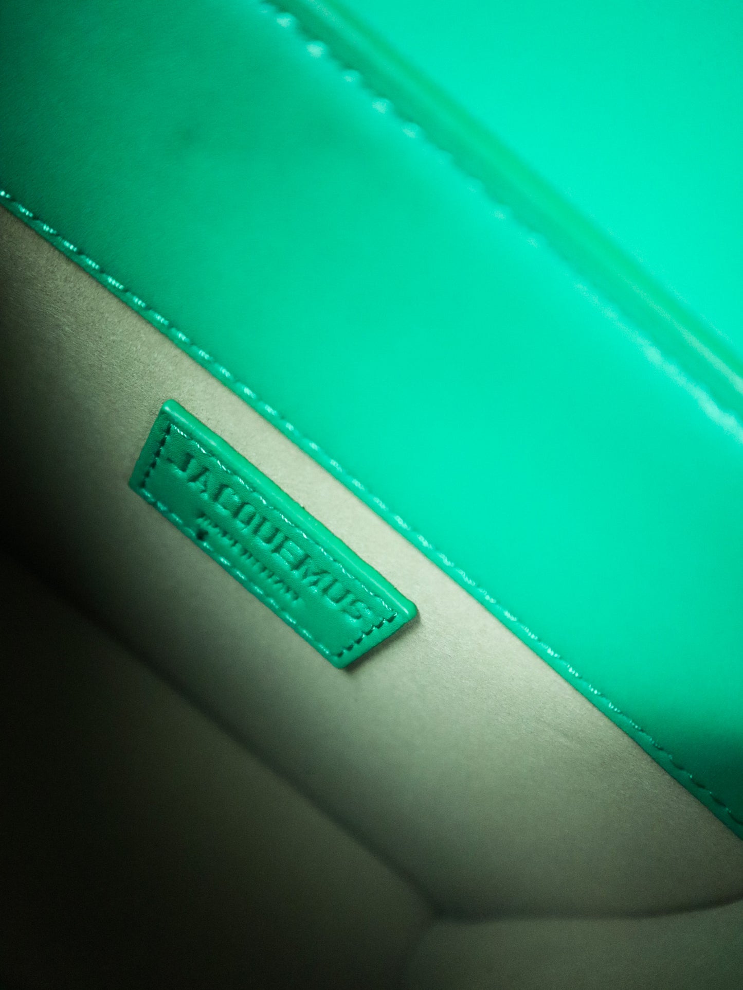 JACQUEMUS Tracolla Le Grand Bambino verde