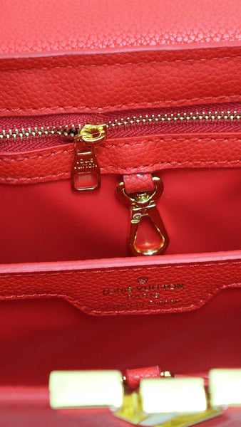 Louis Vuitton Borsa Capucines BB arancione