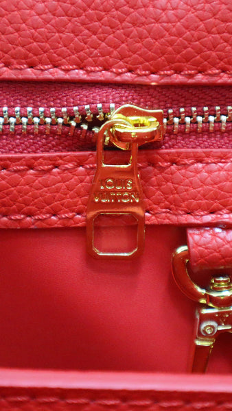Louis Vuitton Borsa Capucines BB arancione