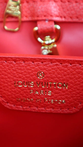Louis Vuitton Borsa Capucines BB arancione