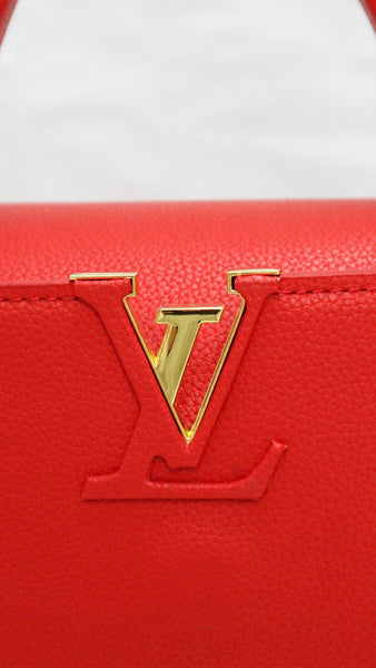 Louis Vuitton Borsa Capucines BB arancione