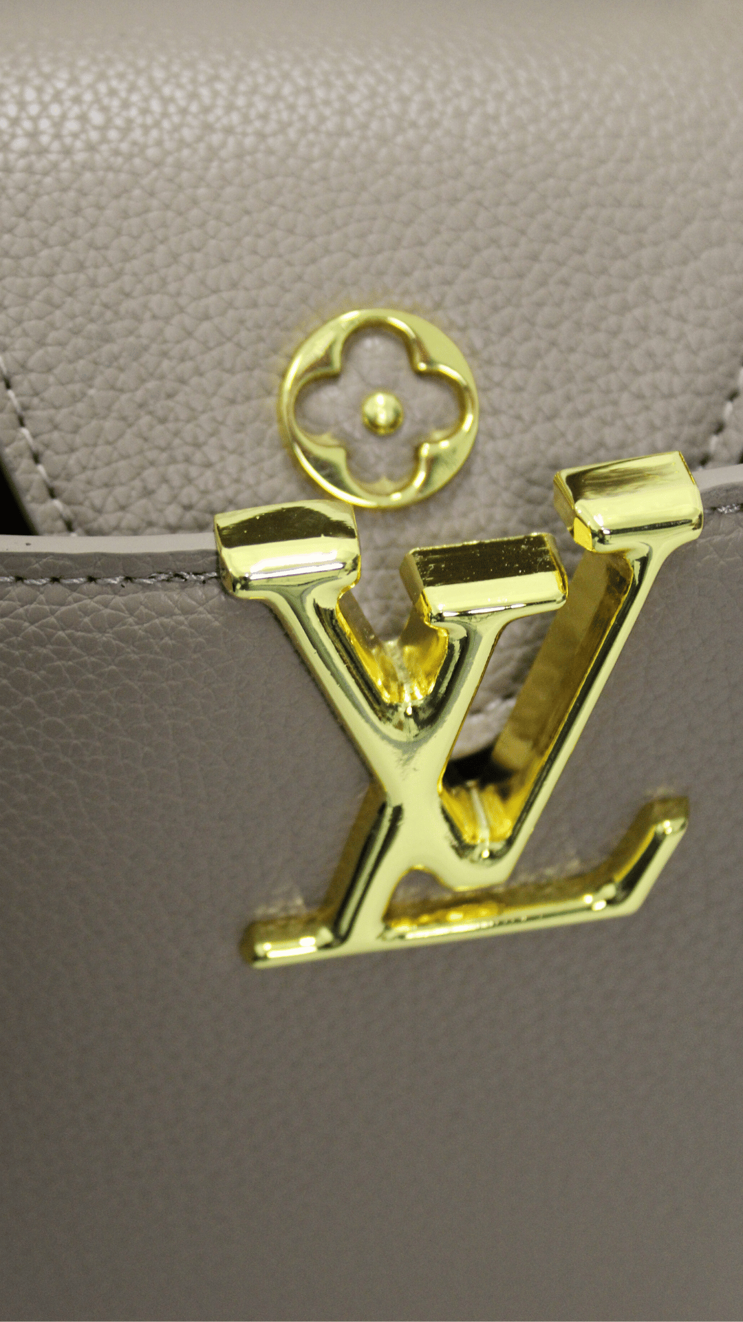 Louis Vuitton Borsa Capucines marroncino
