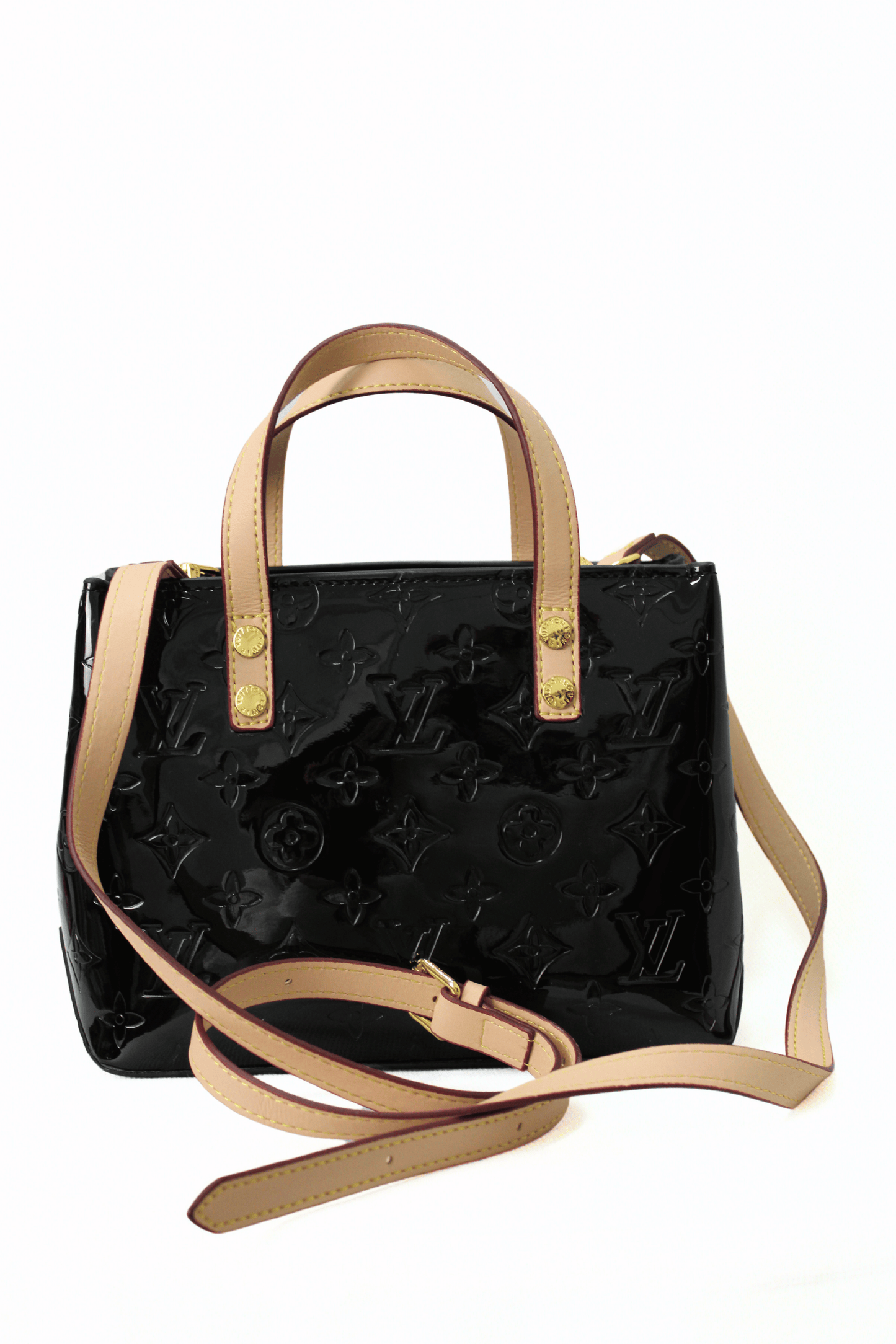 Louis Vuitton Borsa Reade nera verniciata