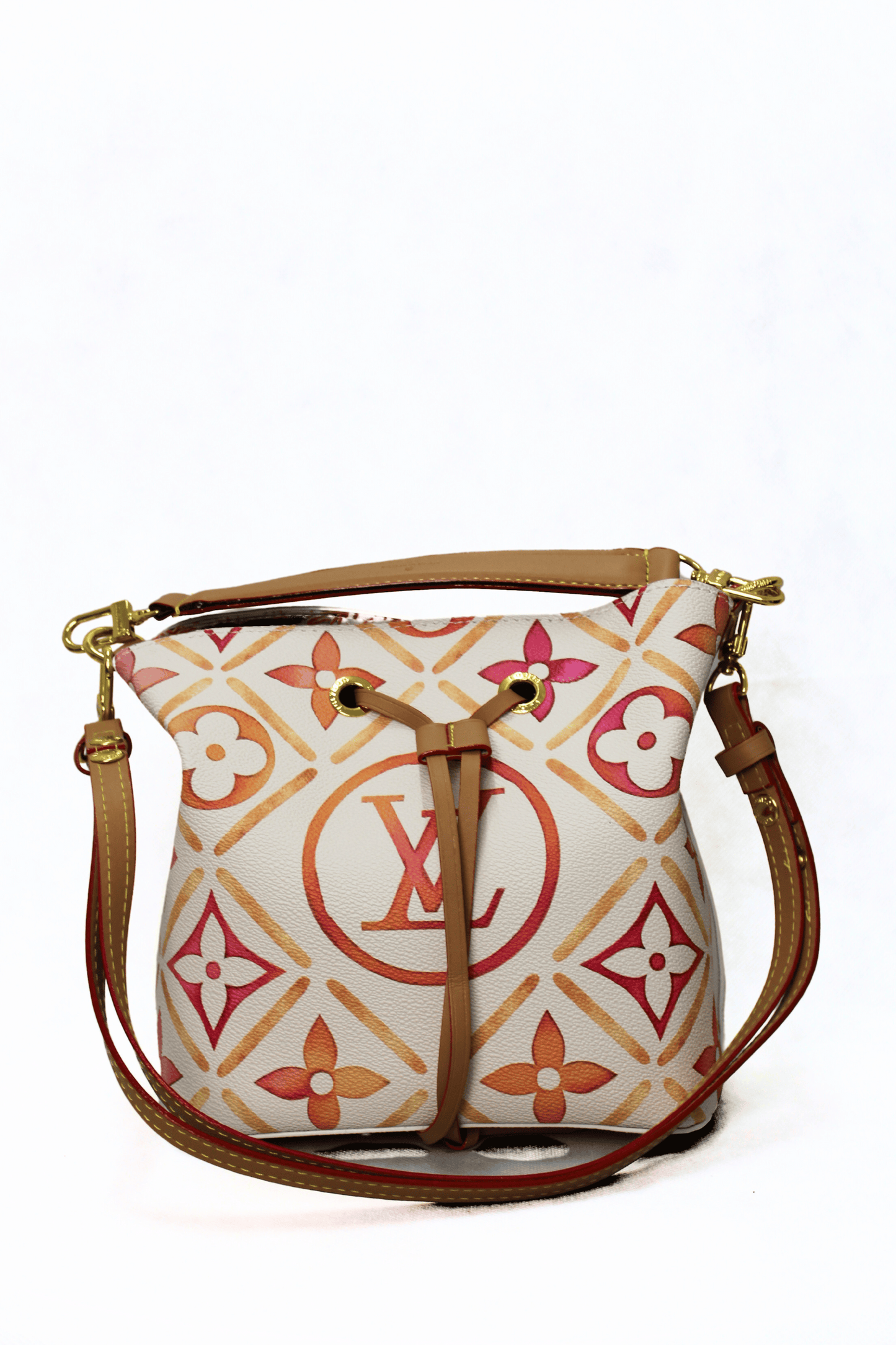 Louis Vuitton Borsa a mano Nano Noé arancio
