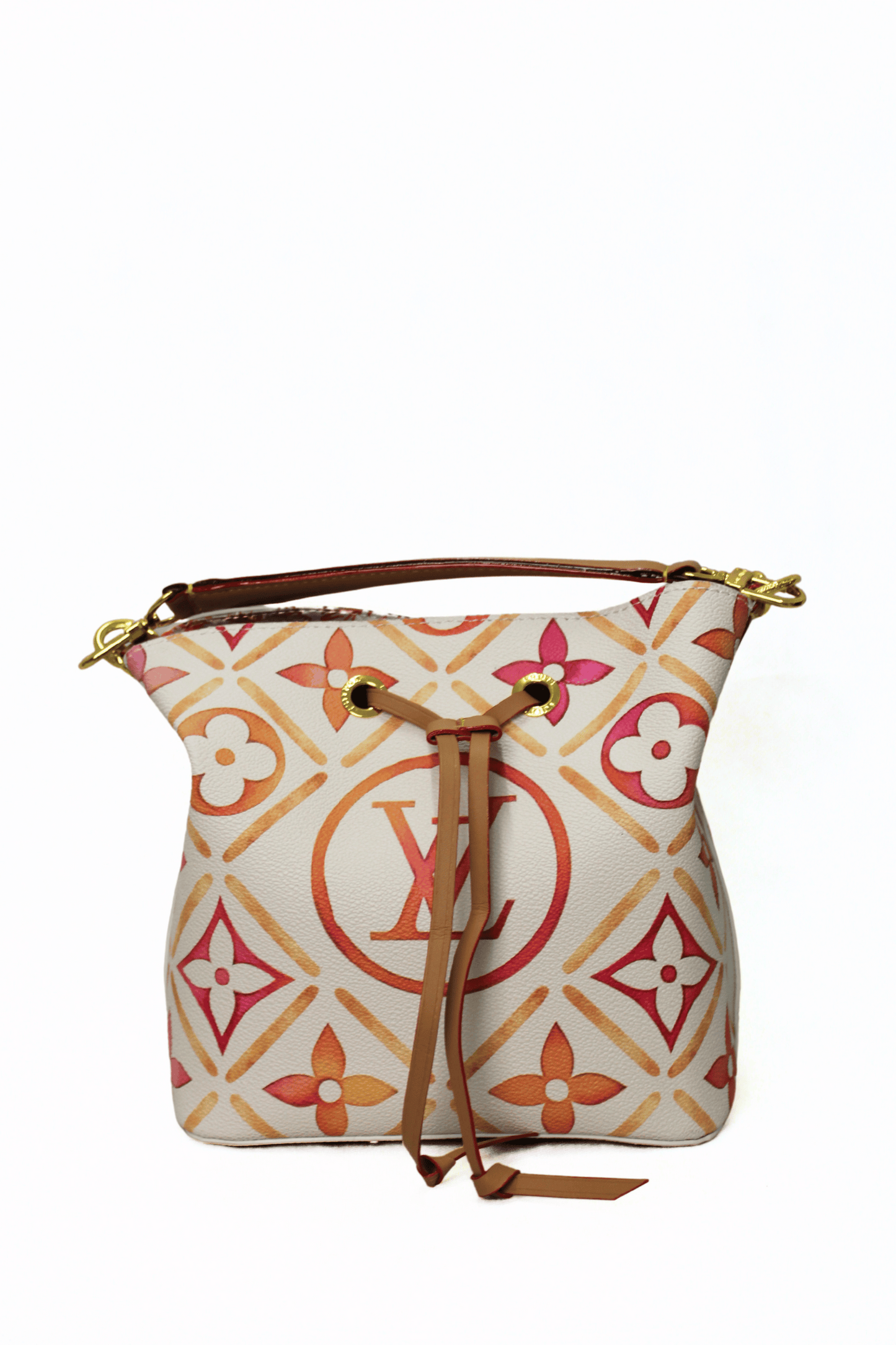 Louis Vuitton Borsa a mano Nano Noé arancio