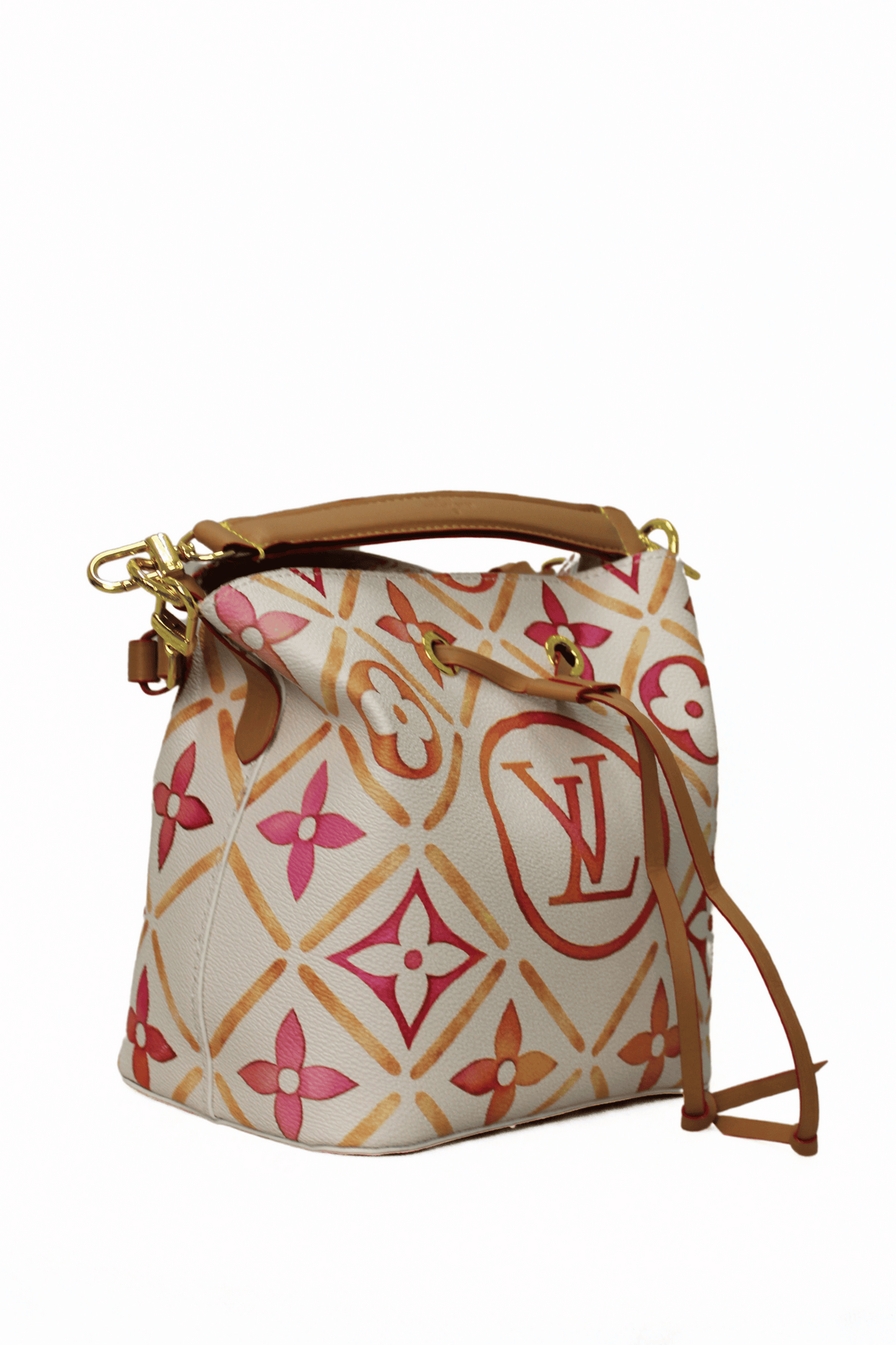 Louis Vuitton Borsa a mano Nano Noé arancio