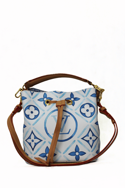 Louis Vuitton Borsa a mano Nano Noé azzurra