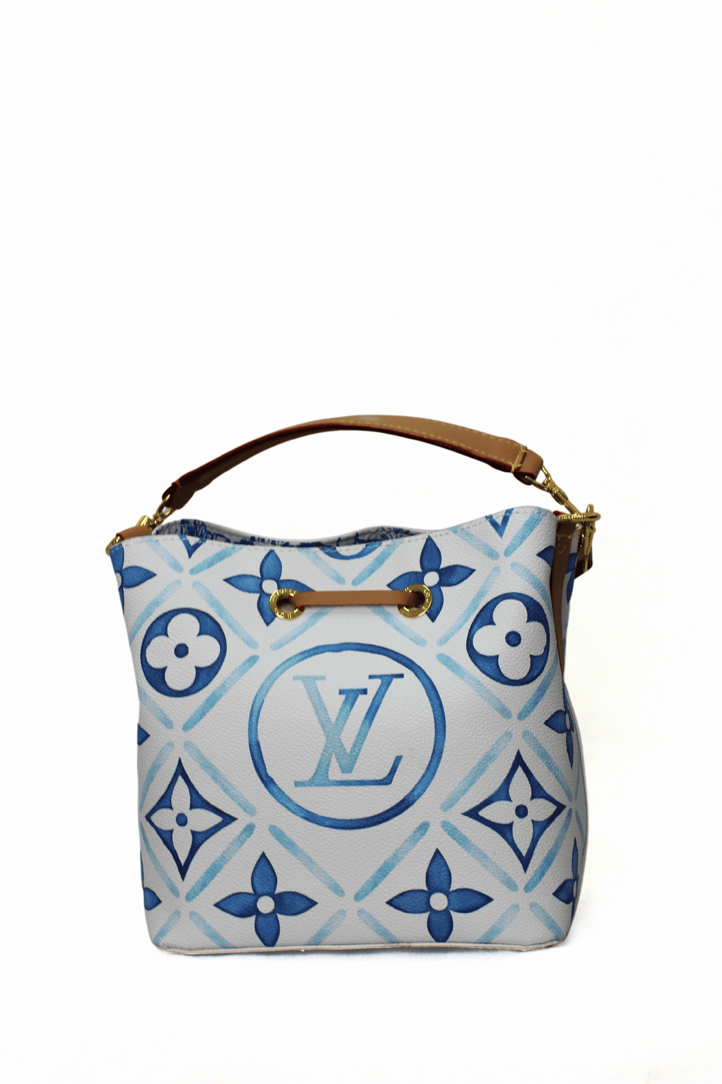 Louis Vuitton Borsa a mano Nano Noé azzurra