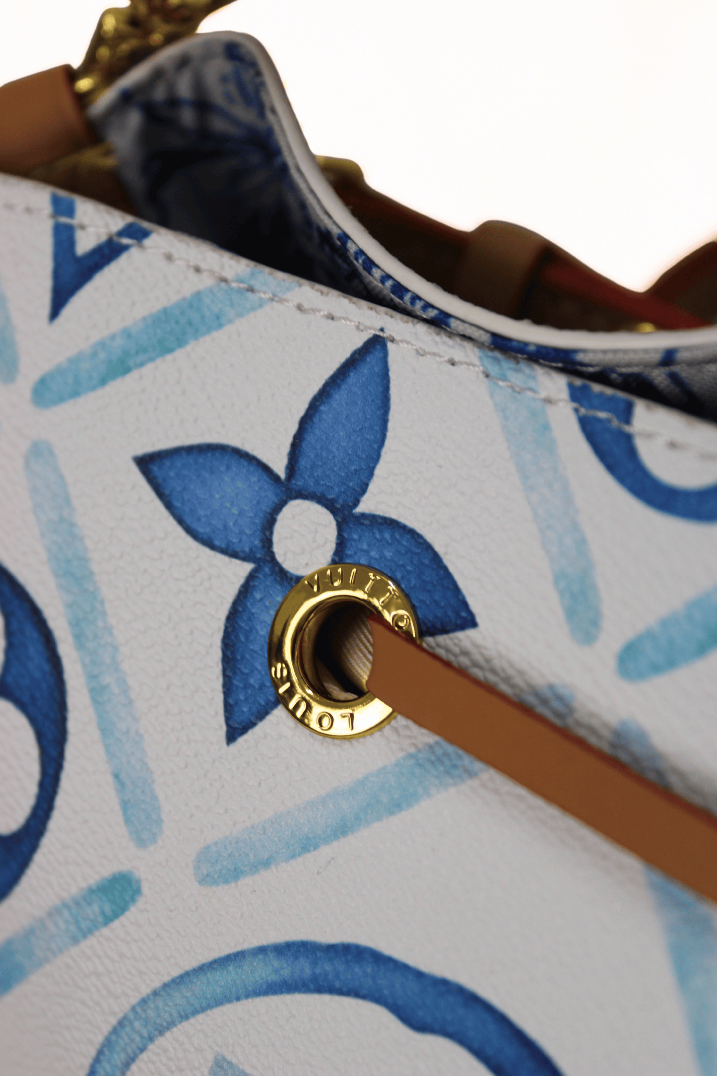 Louis Vuitton Borsa a mano Nano Noé azzurra