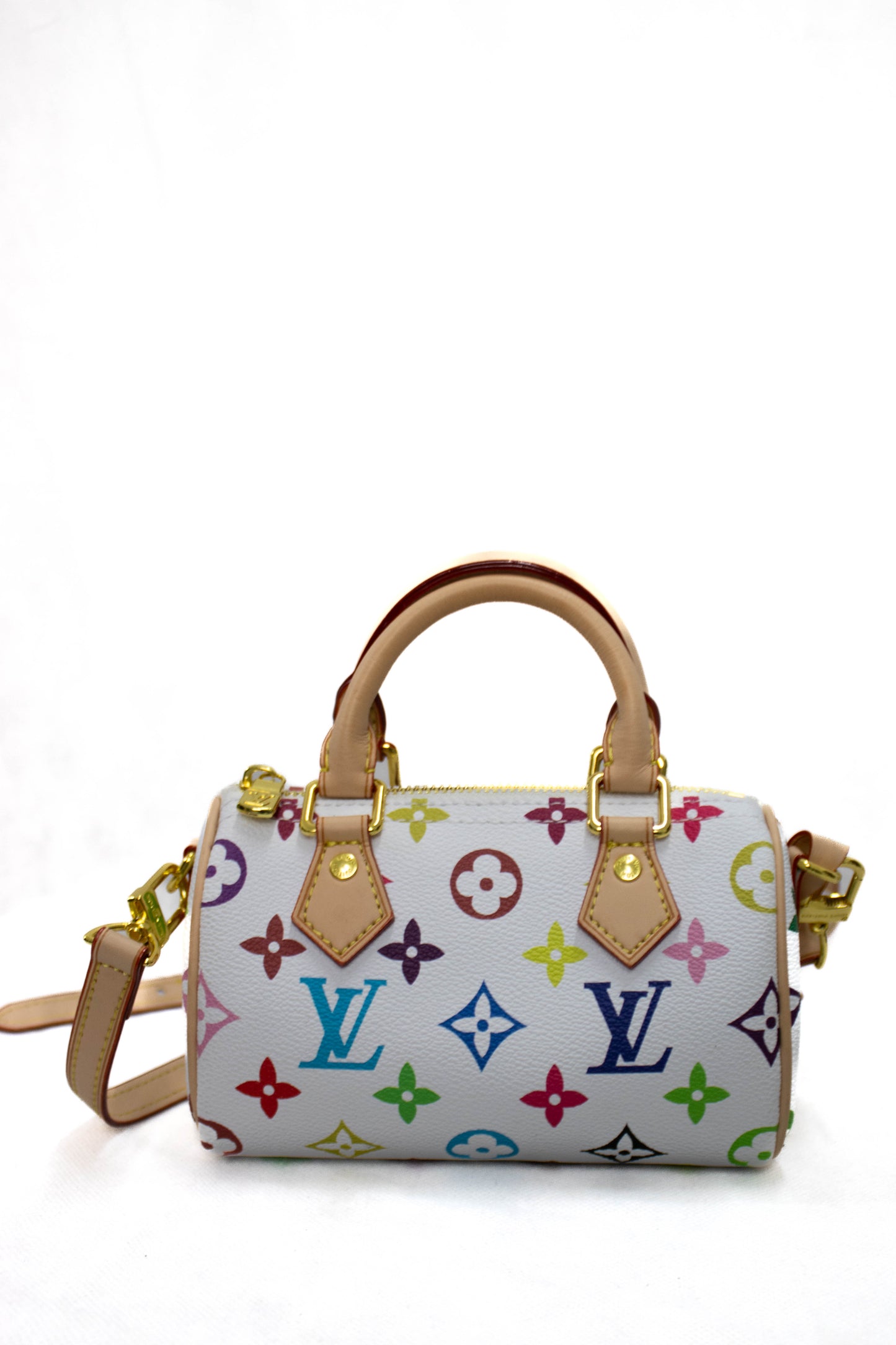 Louis Vuitton Borsa a mano Speedy mini two-way x Takashi Murakami