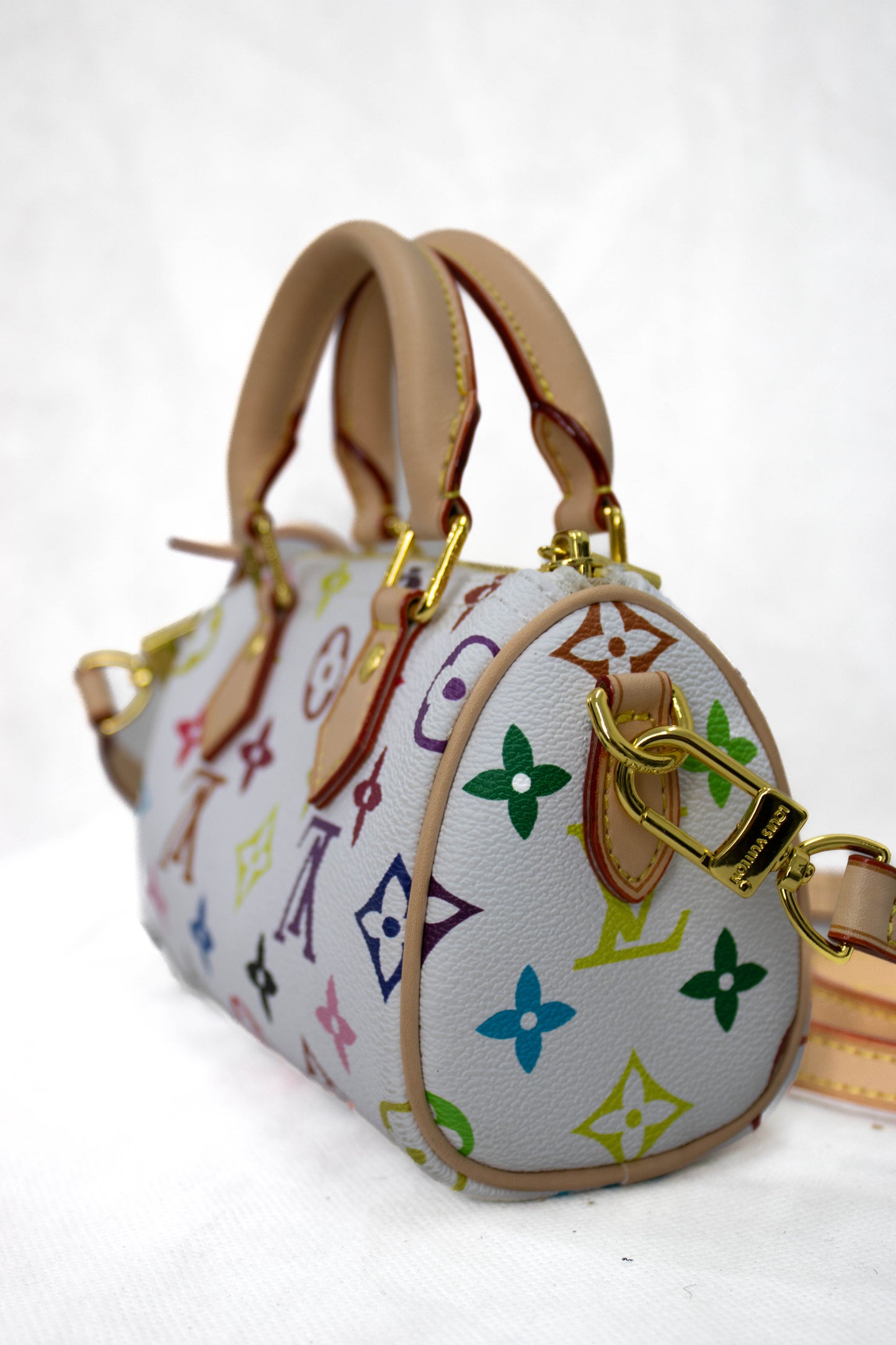 Louis Vuitton Borsa a mano Speedy mini two-way x Takashi Murakami