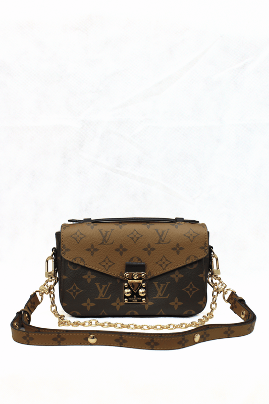 Louis Vuitton Pochette Métis Monogram Reverse Canvas