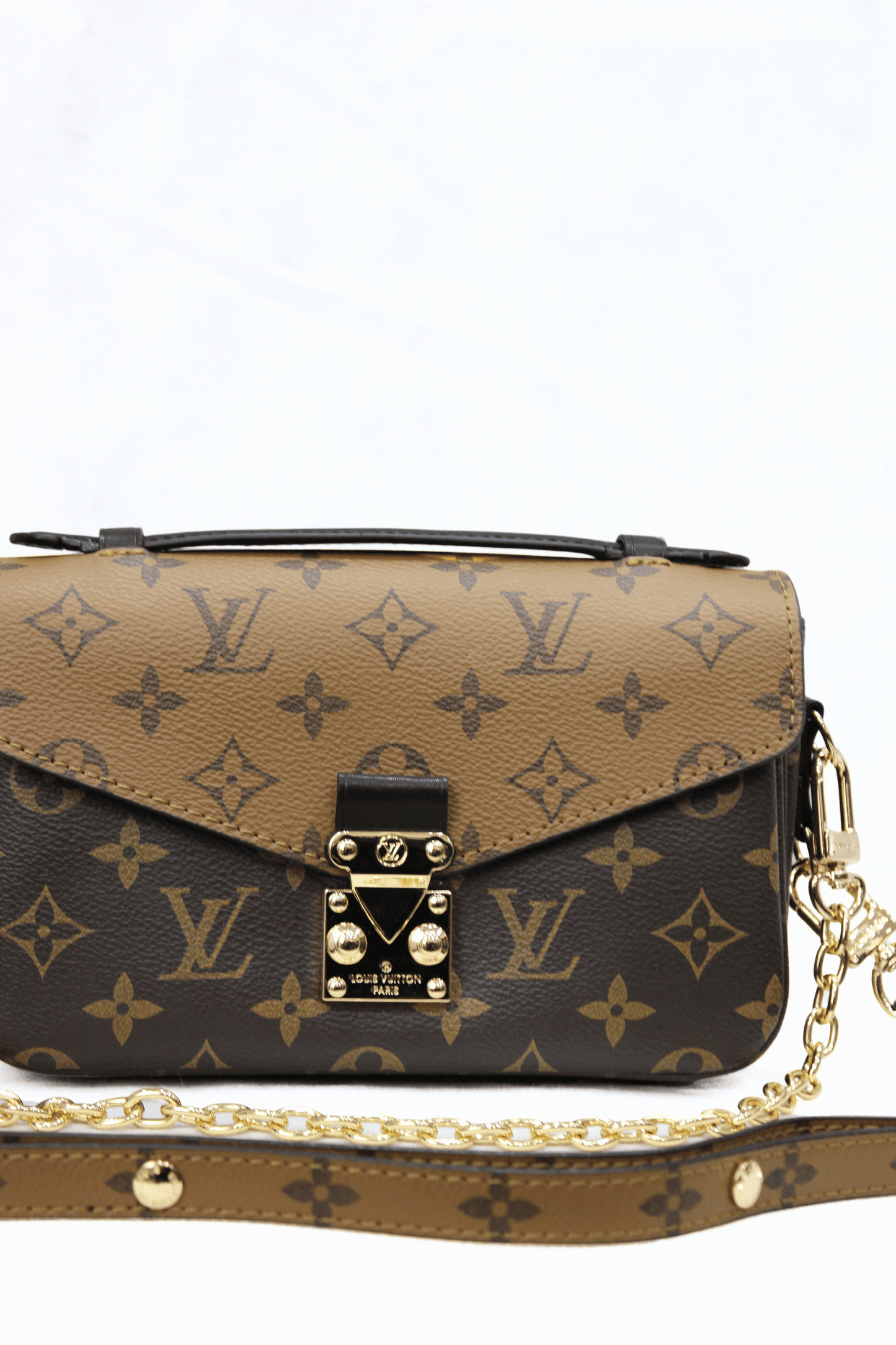 Louis Vuitton Pochette Métis Monogram Reverse Canvas