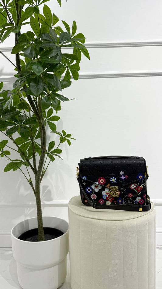 Louis Vuitton Pochette Métis Pelle Monogram Empreinte nera