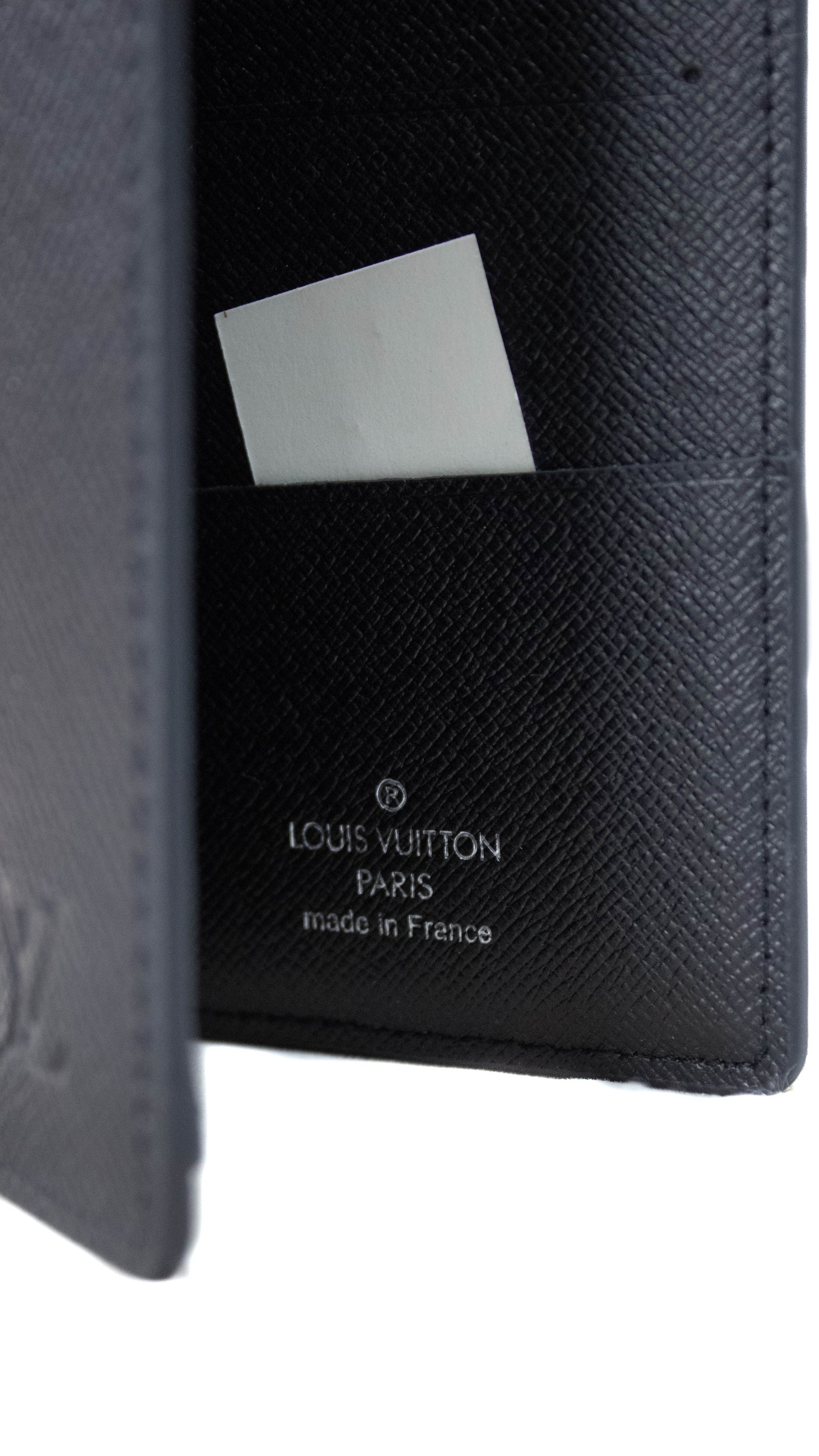Louis Vuitton Portafoglio verticale Brazza nero da uomo