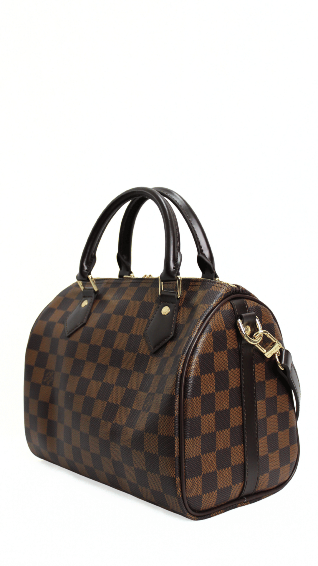 Louis Vuitton Speedy 25 Bandouliere Damier Ebene Shoulder Bag Brown