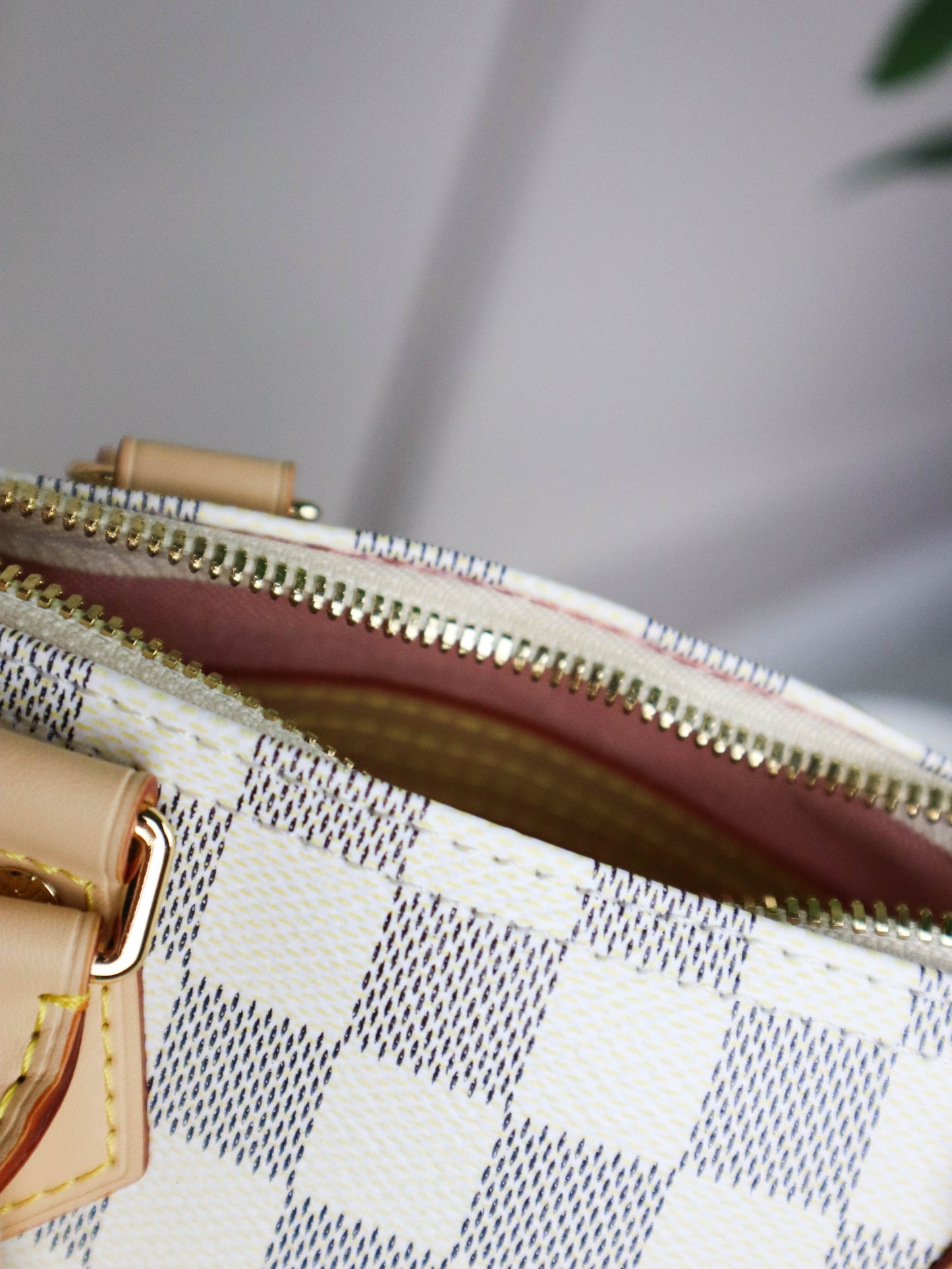 Louis Vuitton Speedy Bandoulière 25 Tela Damier Azur