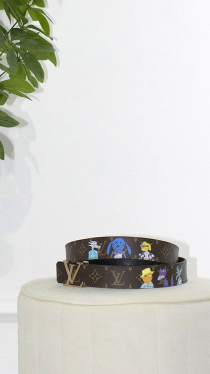 Louis Vuitton Cintura Friends Reversible Belt in Monogram