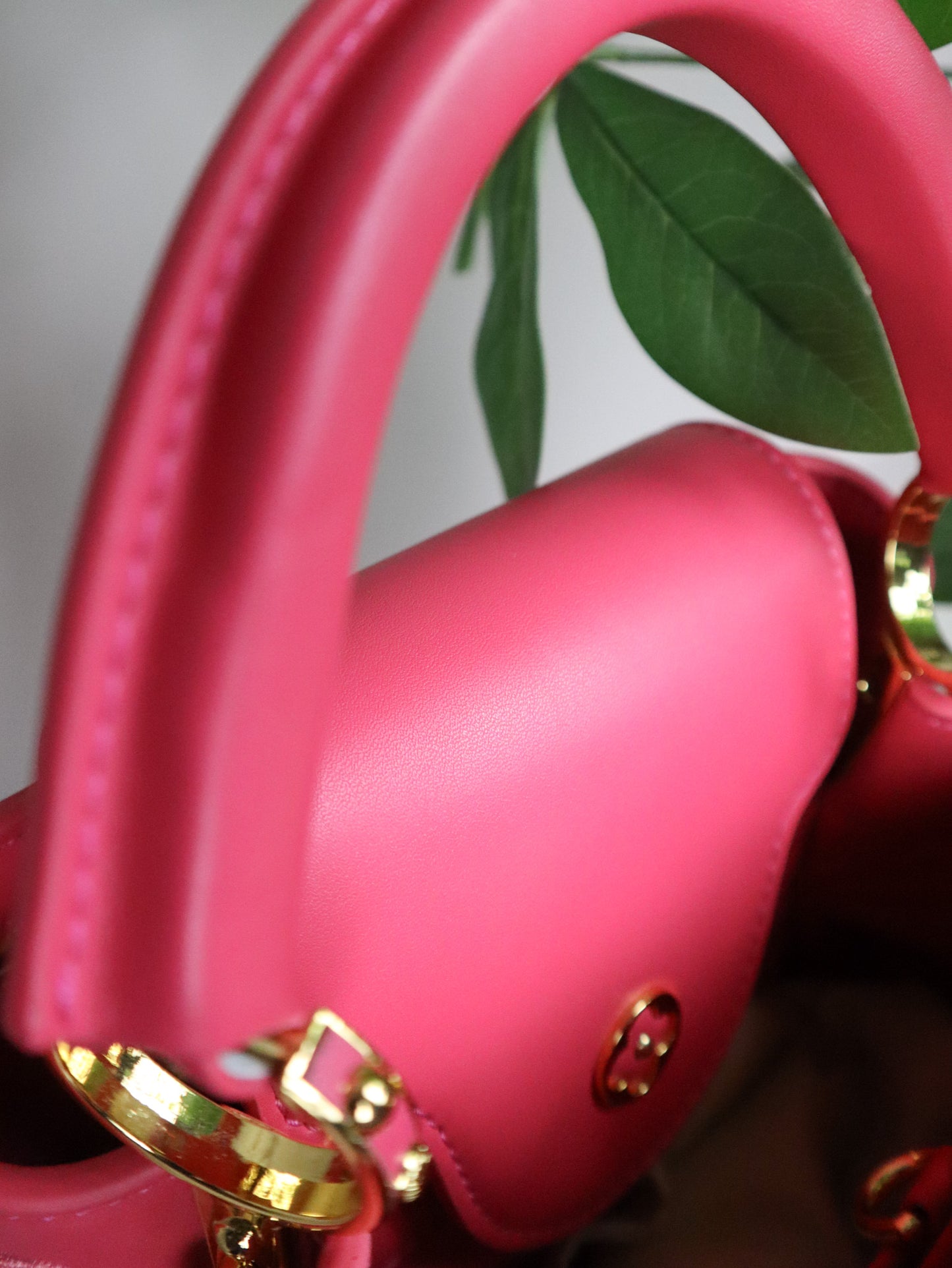 Louis Vuitton Borsa Capucines fucsia