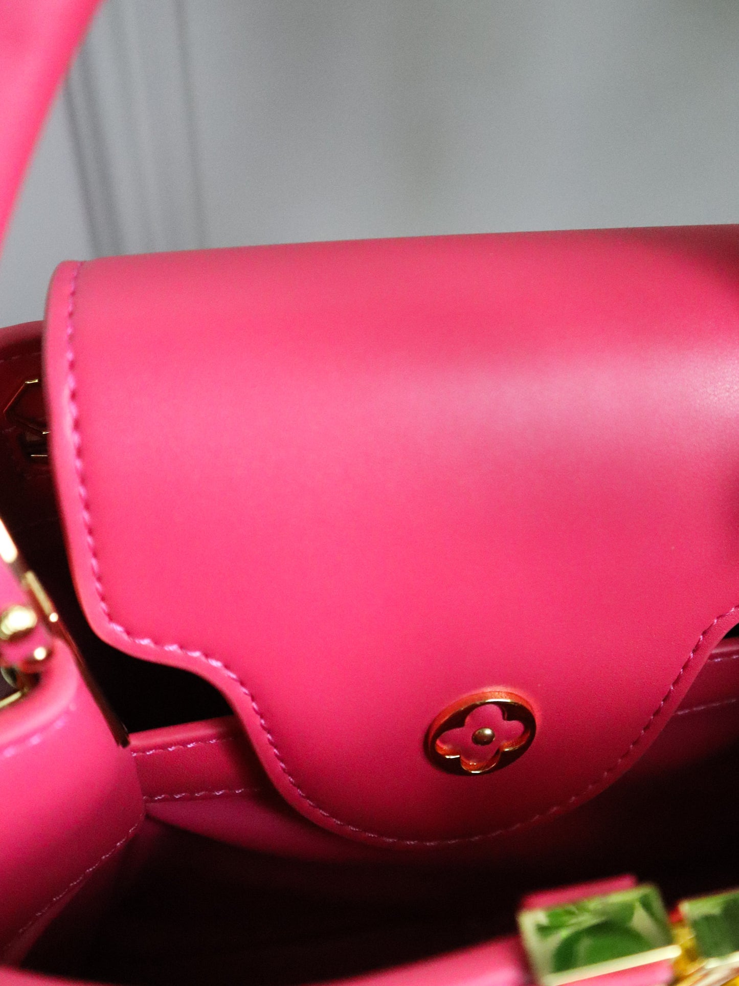 Louis Vuitton Borsa Capucines fucsia