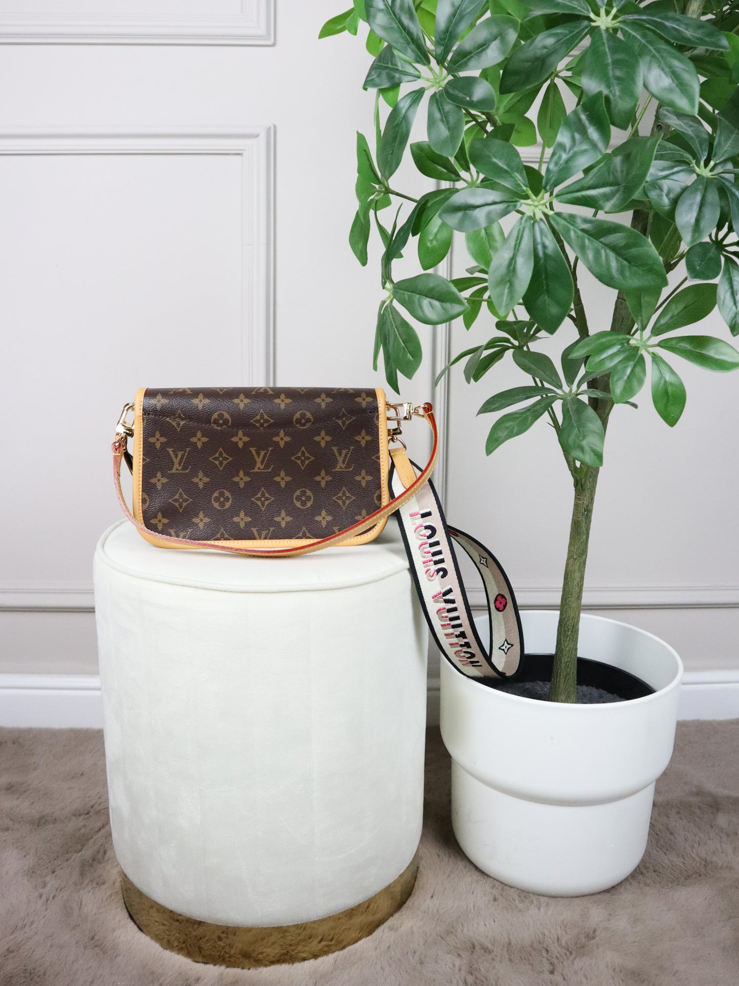 Louis Vuitton Borsa Diane Tela Monogram