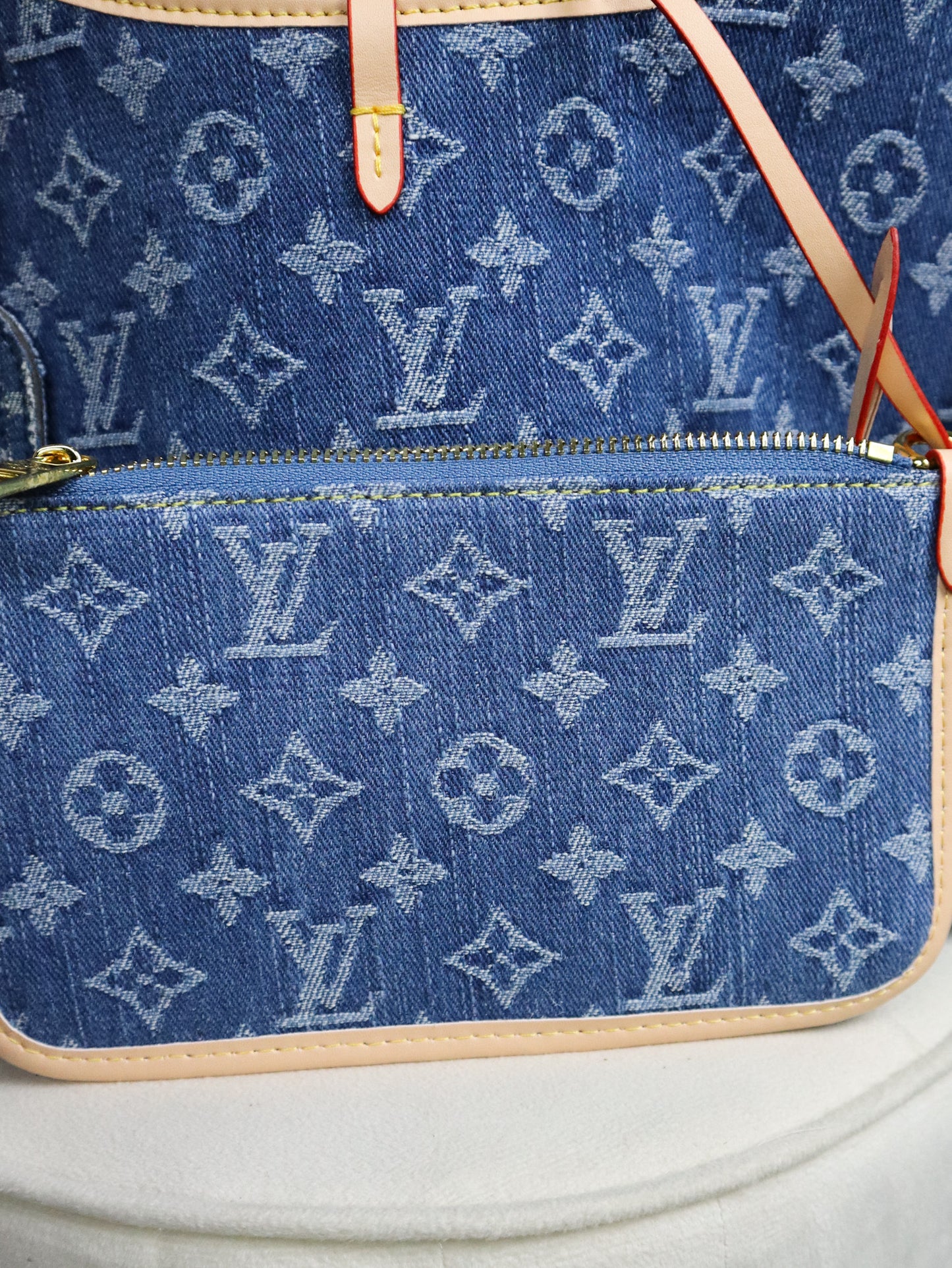 Louis Vuitton Borsa LV blu denim