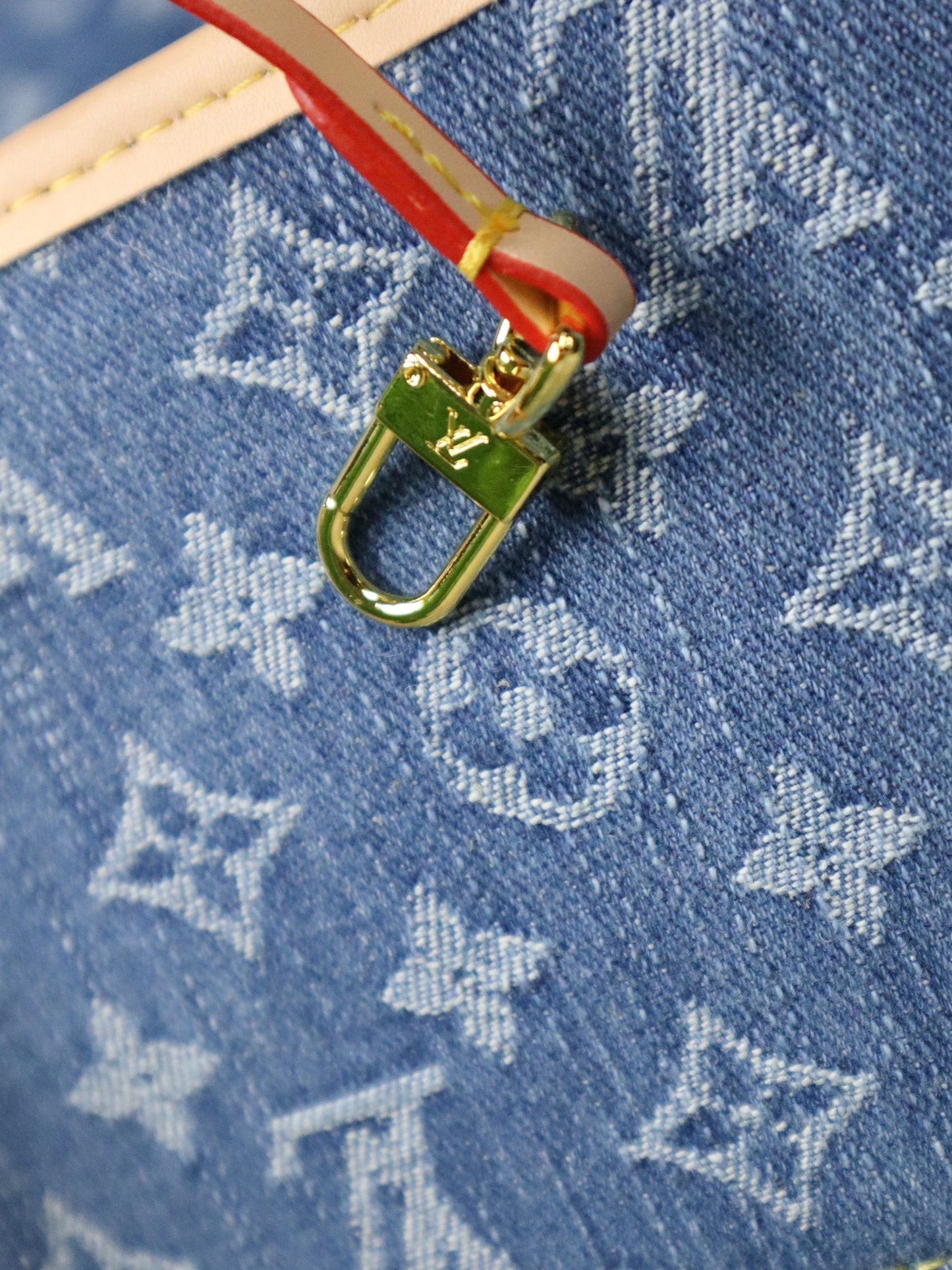 Louis Vuitton Borsa LV blu denim