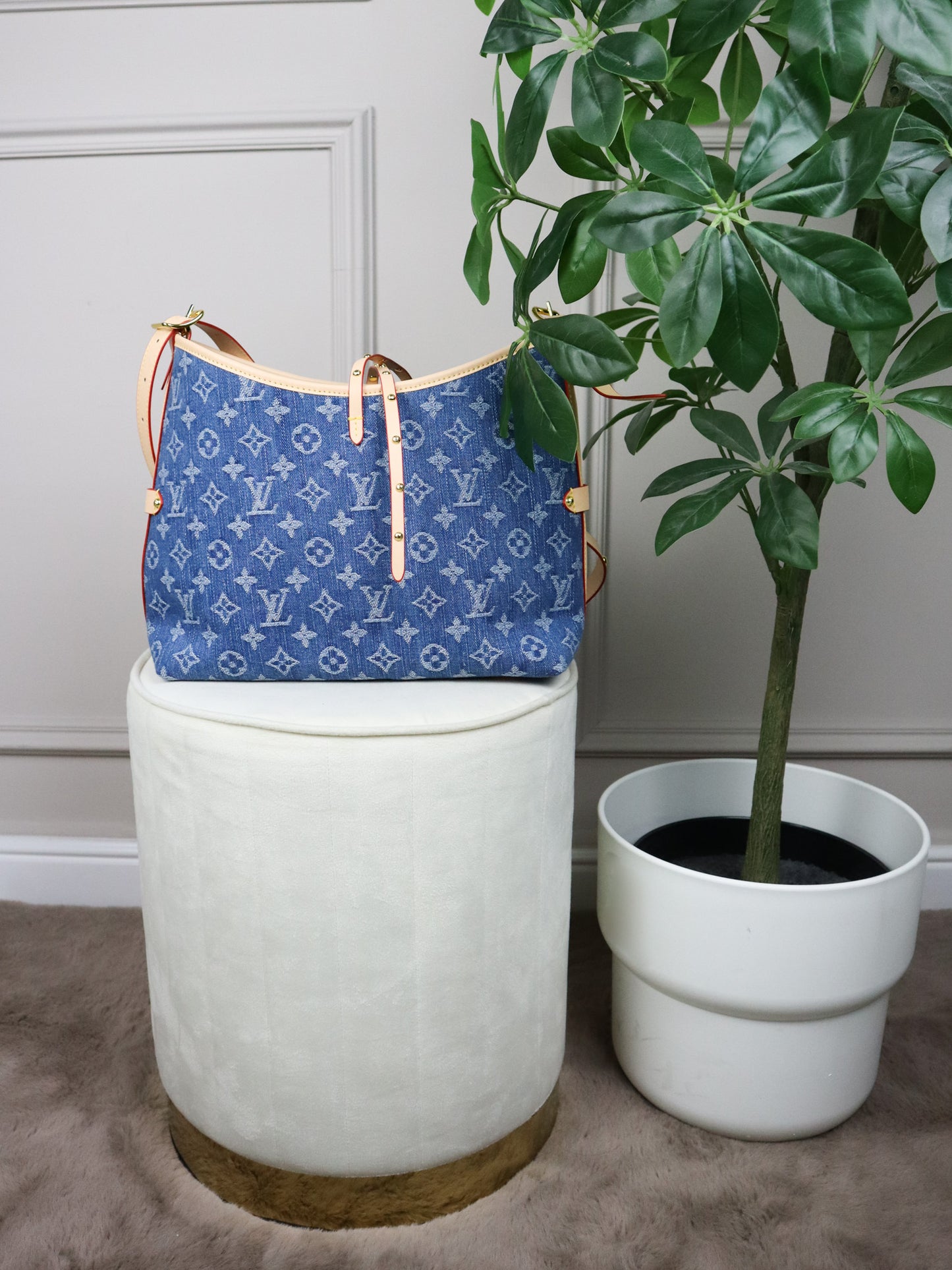 Louis Vuitton Borsa LV blu denim