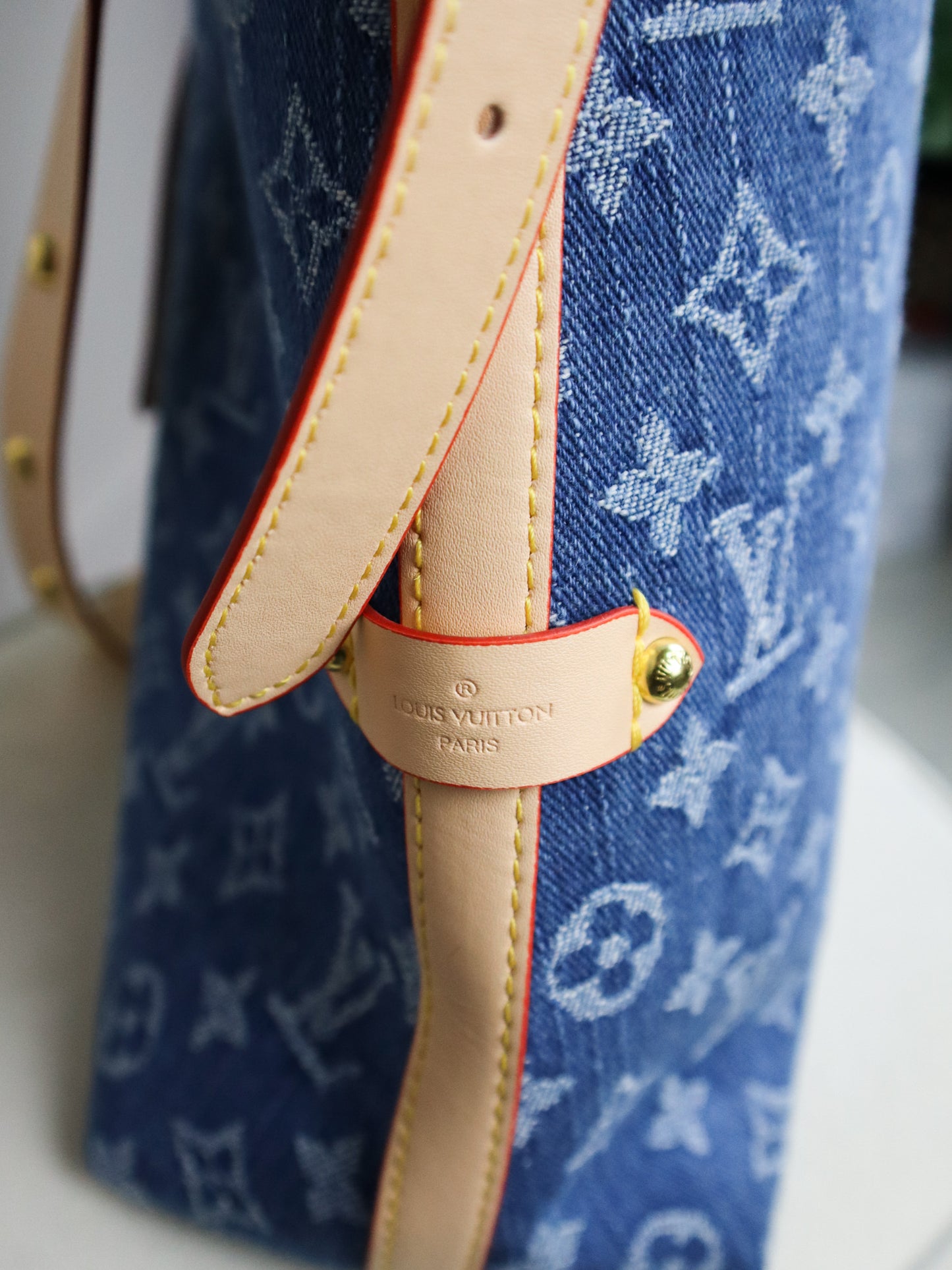 Louis Vuitton Borsa LV blu denim