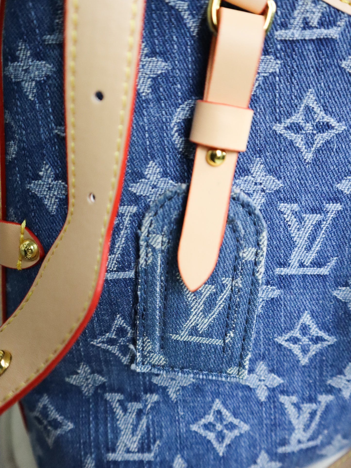 Louis Vuitton Borsa LV blu denim