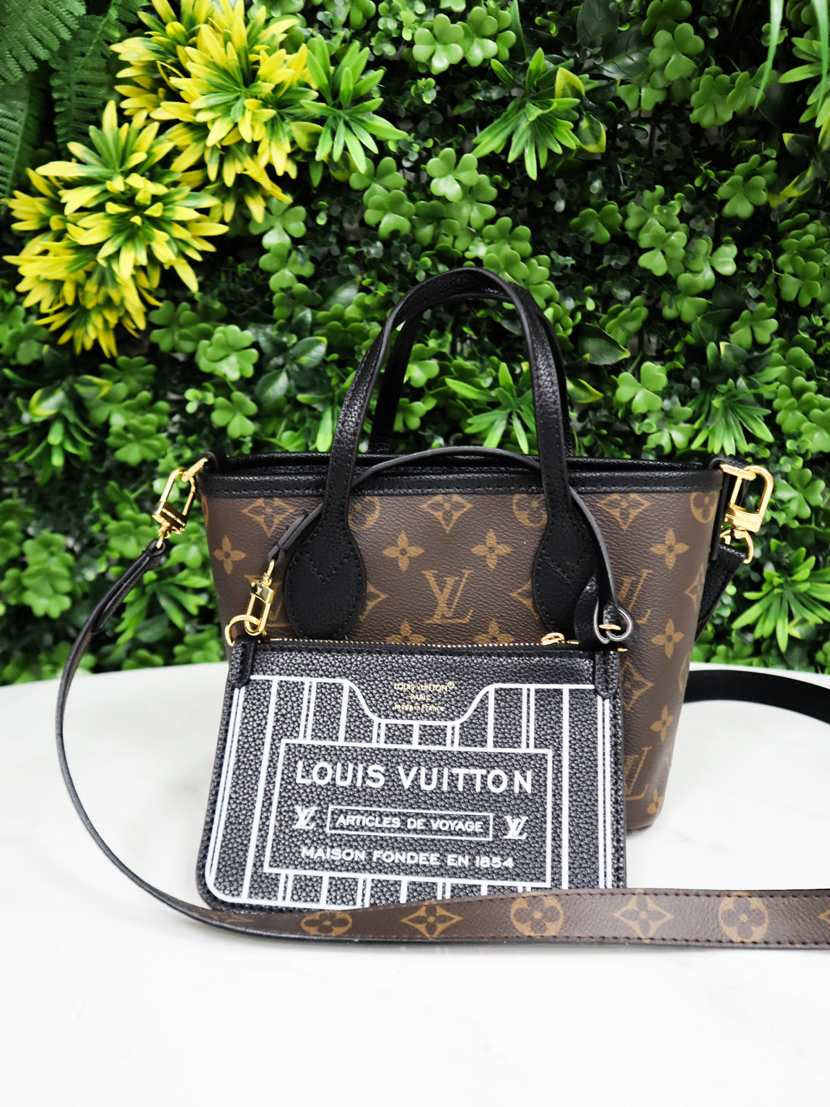 Louis Vuitton Borsa OnTheGo PM Monogram nera